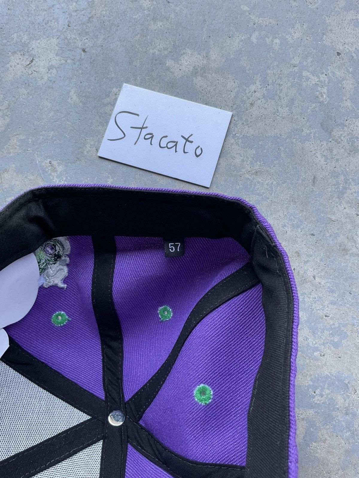 Other NAF 420 Exclusive Skunk Fitted Hat Green/Purple Size ONE SIZE - 6 Thumbnail
