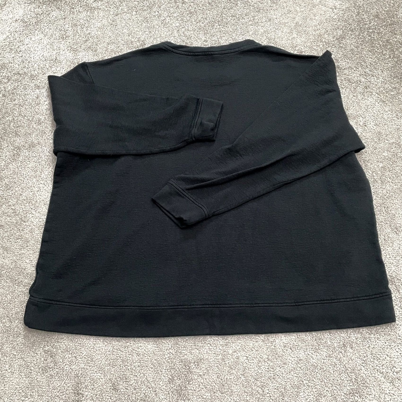 Orvis Orvis Sweatshirt Womens XXL Solid Black Crew Neck Pullover Modal Blend Casual Size XXL / US 16-18 / IT 52-54 - 2 Thumbnail