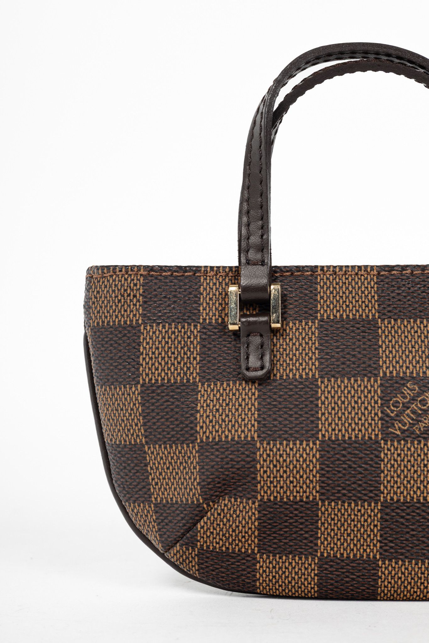 Louis Vuitton Louis Vuitton Manosque GM Damier Ebene Canvas Mini Tote Size ONE SIZE - 6 Thumbnail