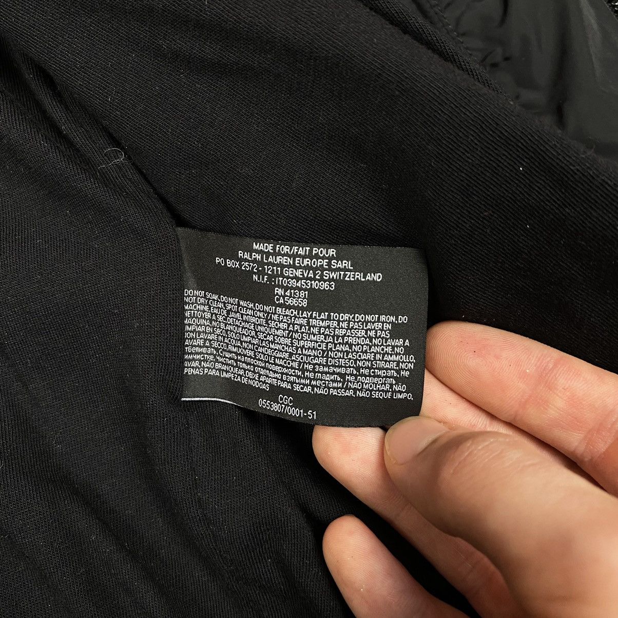 Ralph Lauren Black Label Ralph Lauren Black Label Nylon Jacket Lambskin Leather Size US XL / EU 56 / 4 - 18 Thumbnail