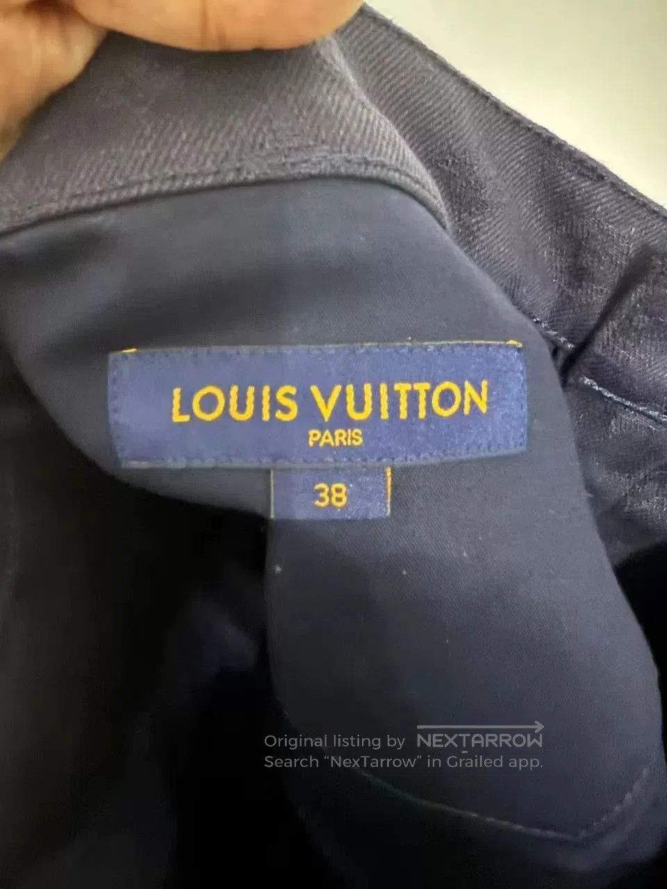 Louis Vuitton louis vuitton dark pattern logo denim jeans. Size US 38 / EU 54 - 5 Thumbnail