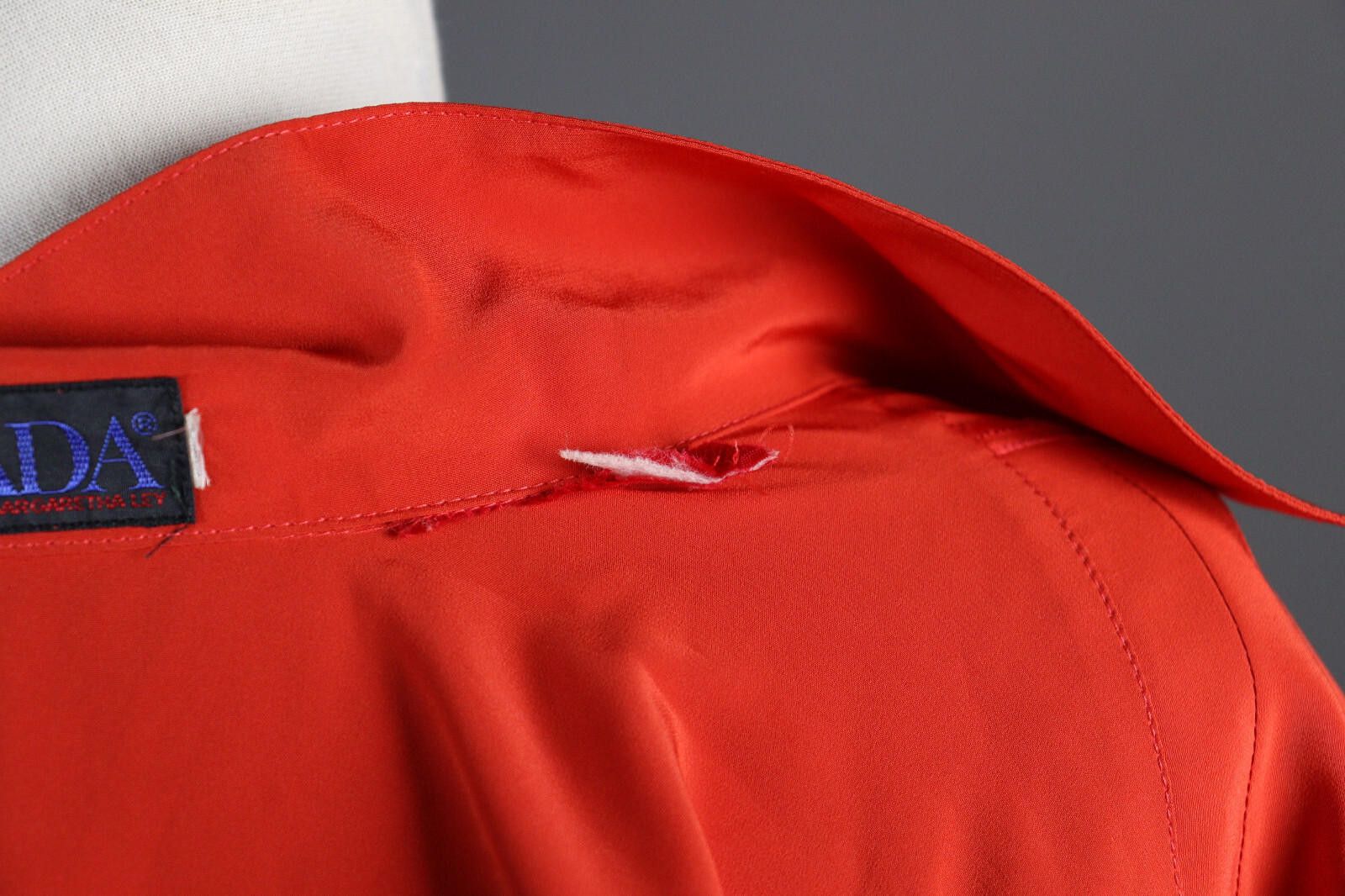 Escada Escada Vintage Red Designer Party Shirt Size L Size L / US 10 / IT 46 - 9 Thumbnail