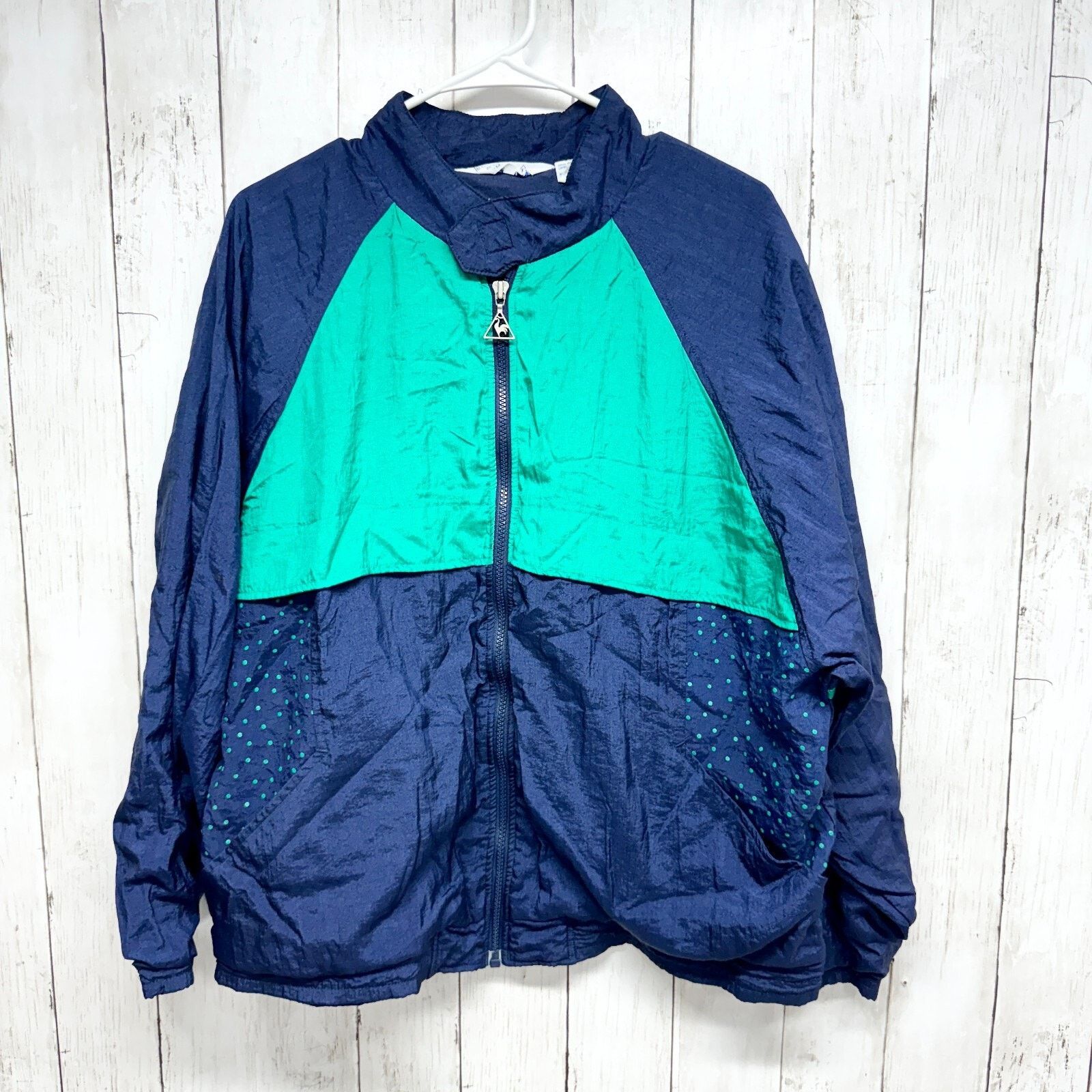 Le Coq Sportif Vintage Le Coq Sportif Jacket Unisex Medium Navy Bomber Size M / US 6-8 / IT 42-44 - 1 Thumbnail
