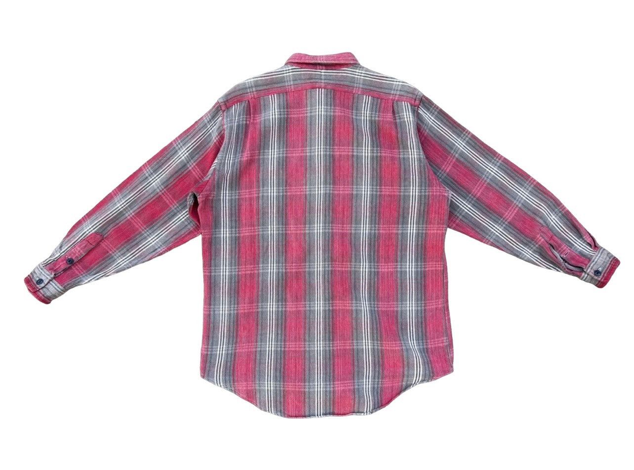 RRL Ralph Lauren × Vintage Vintage 90s RRL Faded Flannel Shirt Size US M / EU 48-50 / 2 - 2 Thumbnail