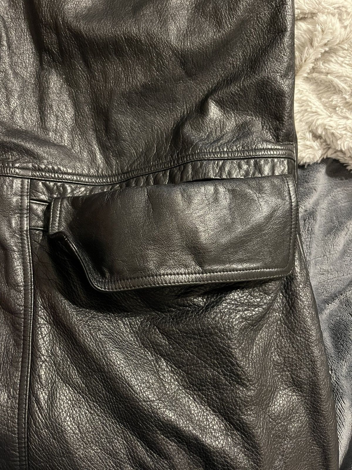 Genuine Leather CDP Made In Italy Black Leather Trench Coat Japanese Style🔥 Size US M / EU 48-50 / 2 - 7 Thumbnail