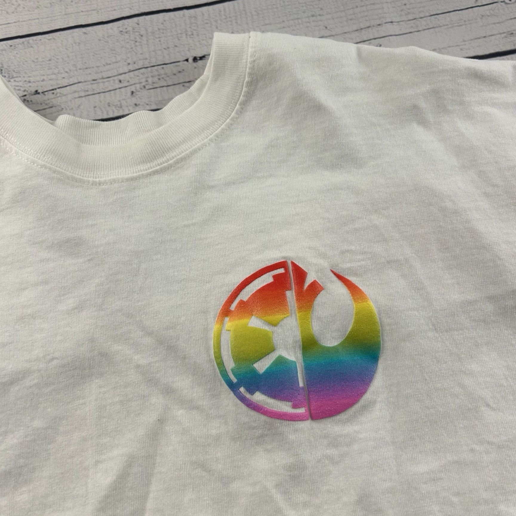 Disney Disney Star Wars Spirit Jersey Shirt Long Sleeve Unisex XL White Size US XL / EU 56 / 4 - 4 Thumbnail