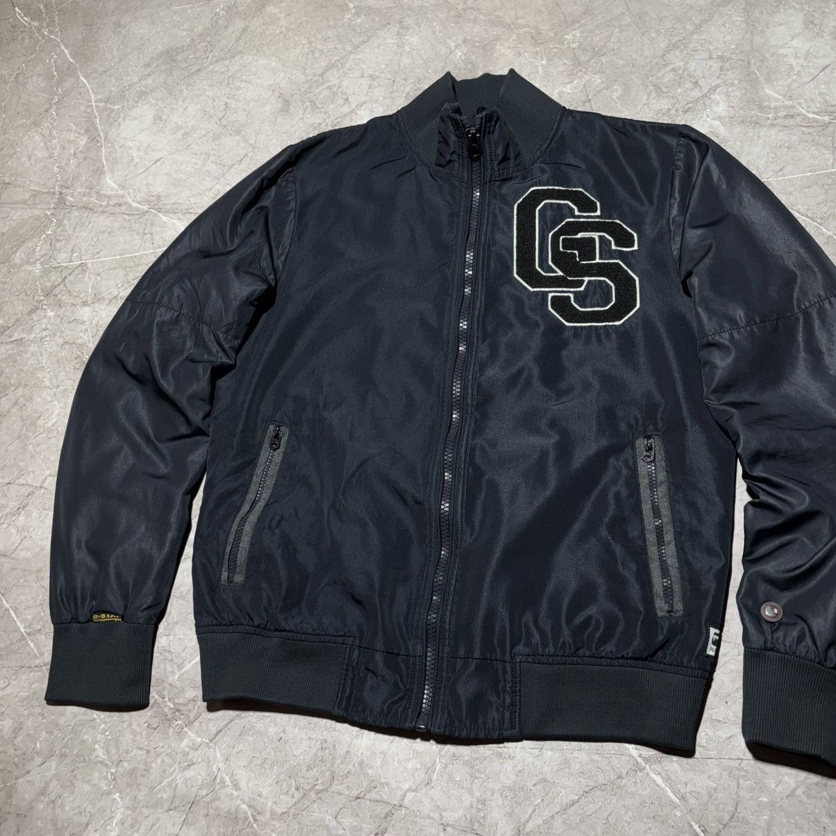 G-Star G Star Raw Bomber Jacket men's size L rare logo Size US L / EU 52-54 / 3 - 4 Thumbnail