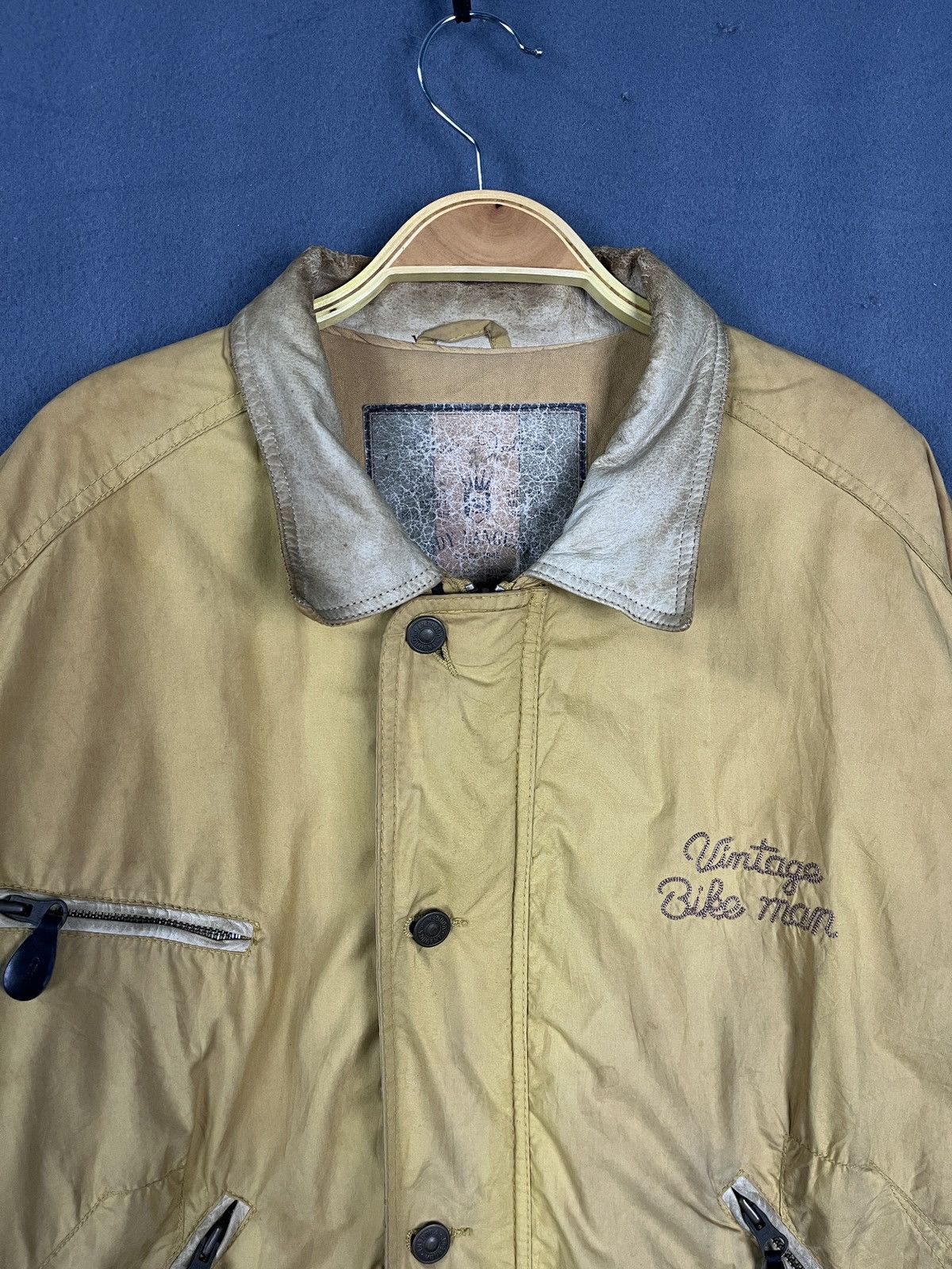 Sports Specialties × Vintage Vintage Swooplex Bike Man Baggy Jacket Size US L / EU 52-54 / 3 - 3 Thumbnail
