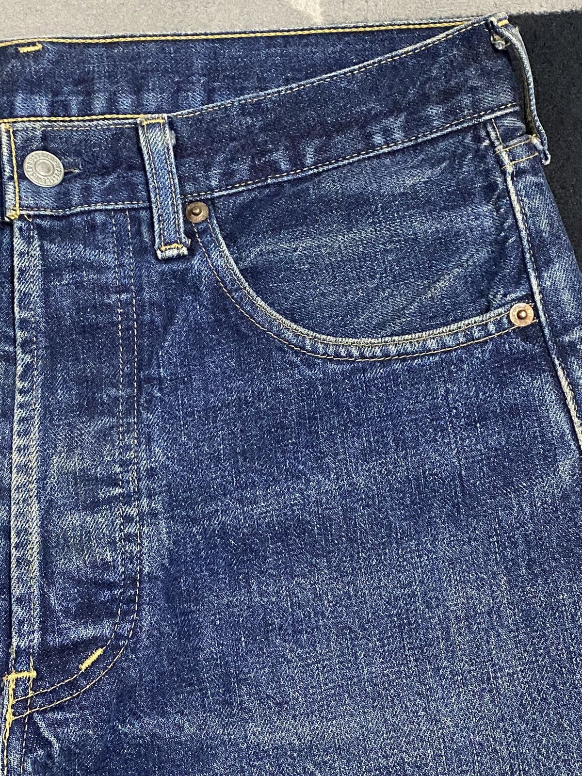 Levi's Vintage Clothing Japan Vintage Levis 503B 90’s Big E Selvedge Short Jeans Size US 31 - 4 Thumbnail