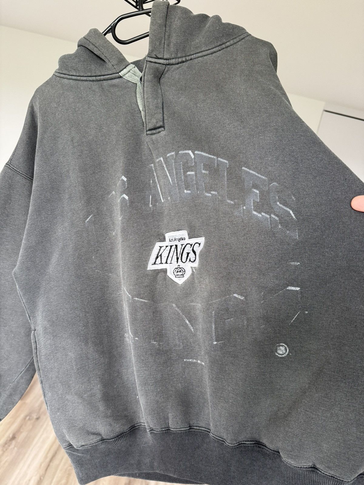 NHL × Vintage Vintage 1992 Los Angeles Kings Hoodie Starter Washed NHL y2k Size US M / EU 48-50 / 2 - 22 Thumbnail