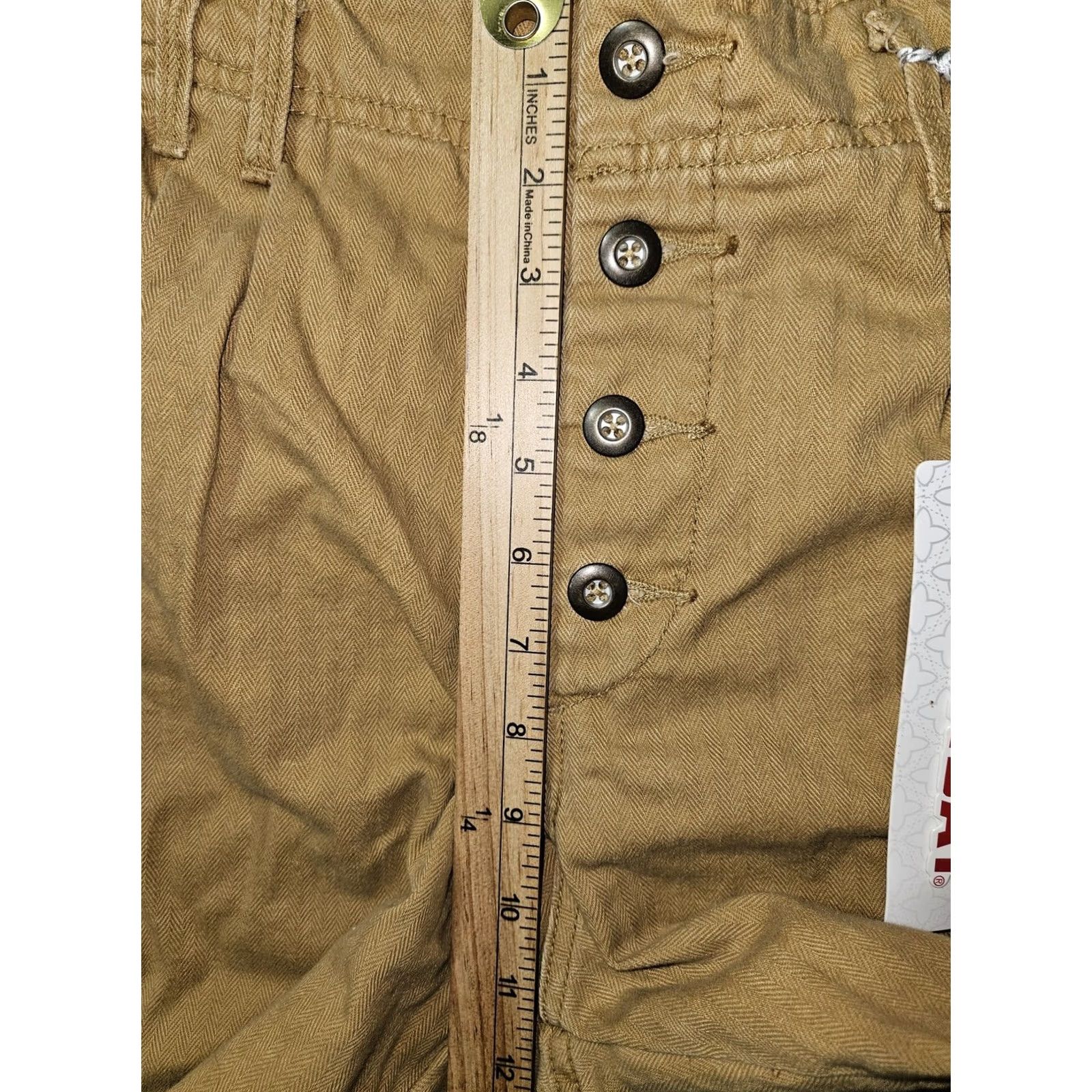 Vintage VINTAGE Unionbay Pants Womens 9 Khaki Ultra High Rise Buckle Strap Pleated Casual New Size 30" / US 8 / IT 44 - 3 Thumbnail
