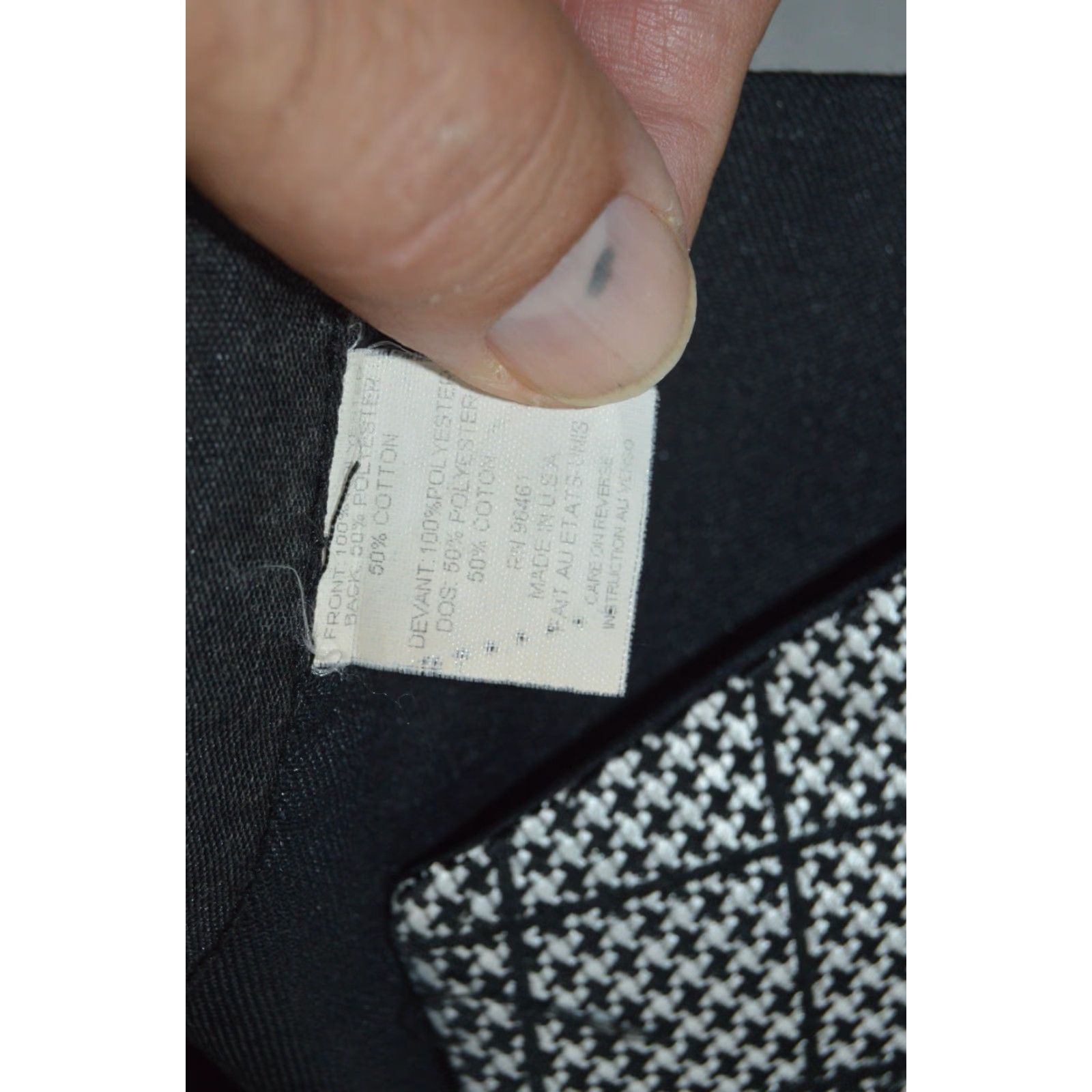 Bill Blass Bill Blass Mens Vest XL Silver Houndstooth Size US XL / EU 56 / 4 - 5 Thumbnail