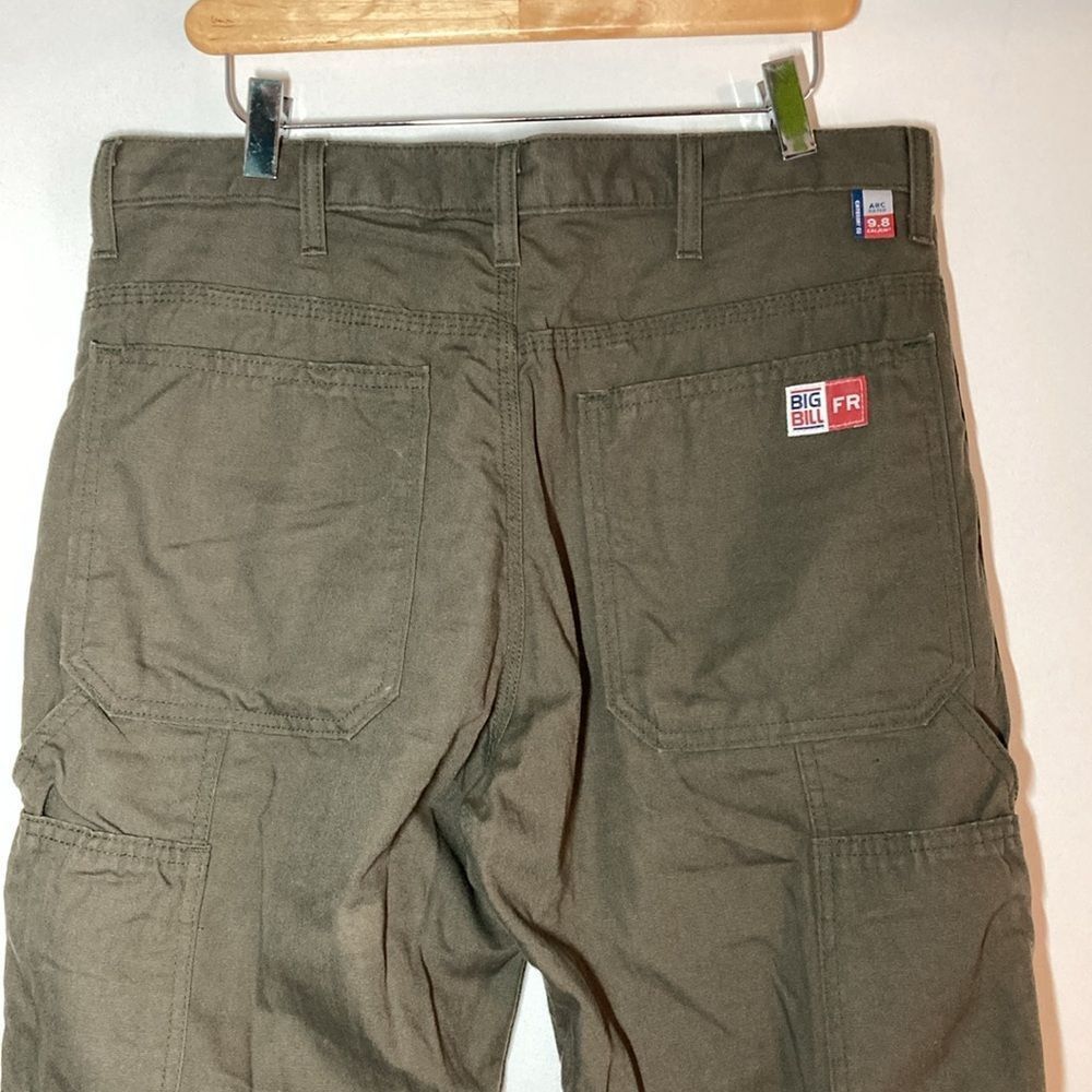 Carhartt Big Bill Flame Resistant Mens Size 34 Cargo Work Pants Slim Size US 34 / EU 50 - 4 Thumbnail
