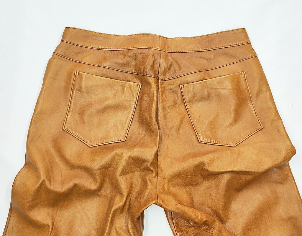 DKNY DKNY sheep skin full leather biker pant waist 30 inch Size 30" / US 8 / IT 44 - 2 Thumbnail