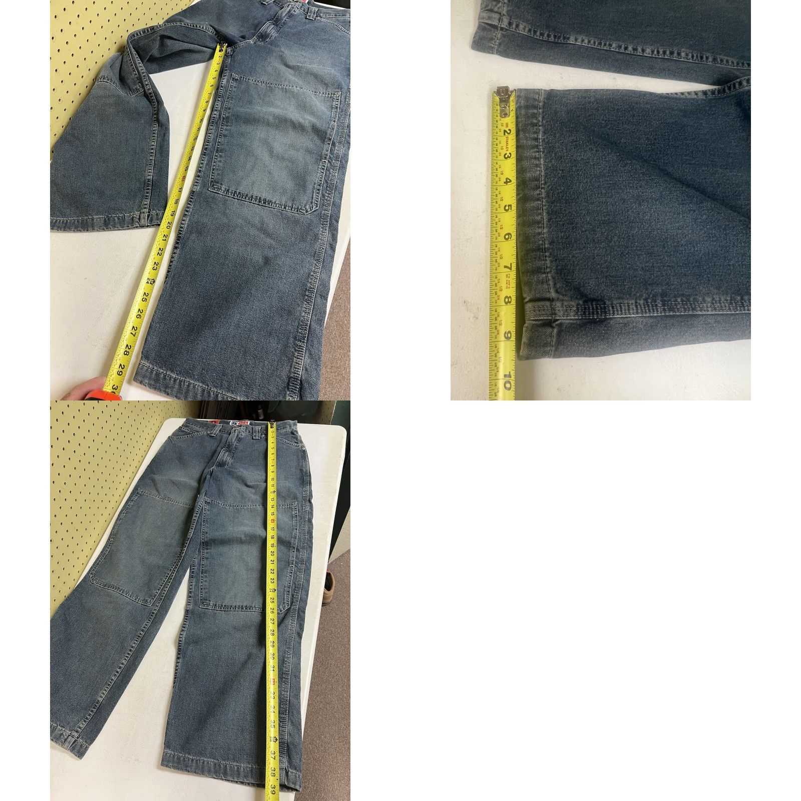 Vintage VINTAGE AriZona Jeans Denim Jeans Straight 30 Inseam Mens Regular 29 18 Sz Blue Cotton 2000 Arizona Double Knee skate Size US 29 - 8 Thumbnail