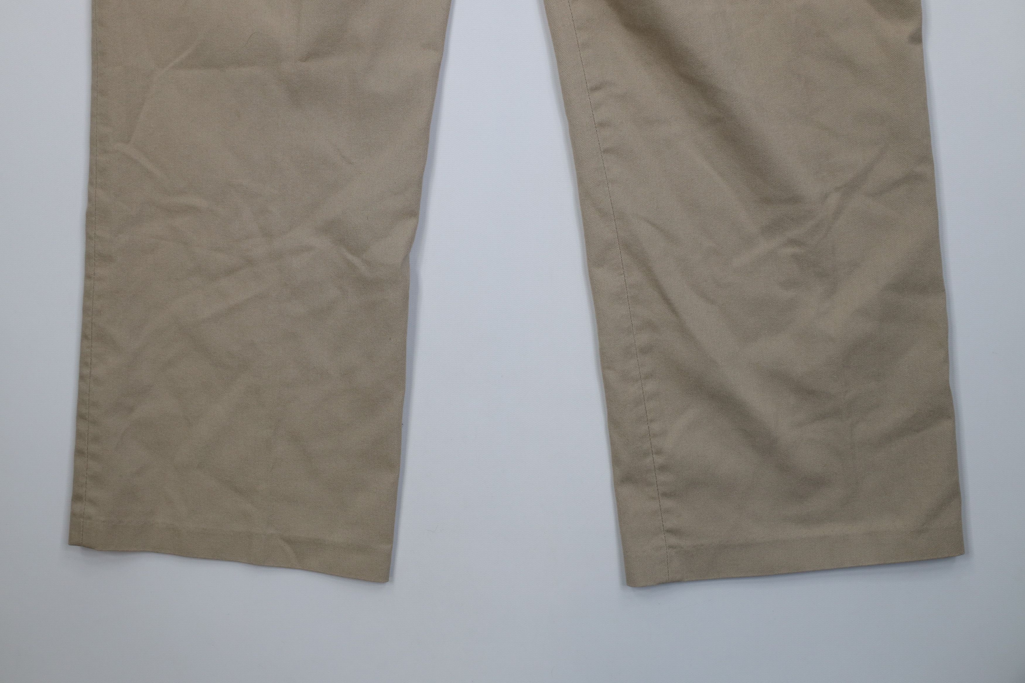 Vintage Vintage 70s Streetwear Wide Leg Chino Pants Trousers Beige Size US 36 / EU 52 - 12 Thumbnail