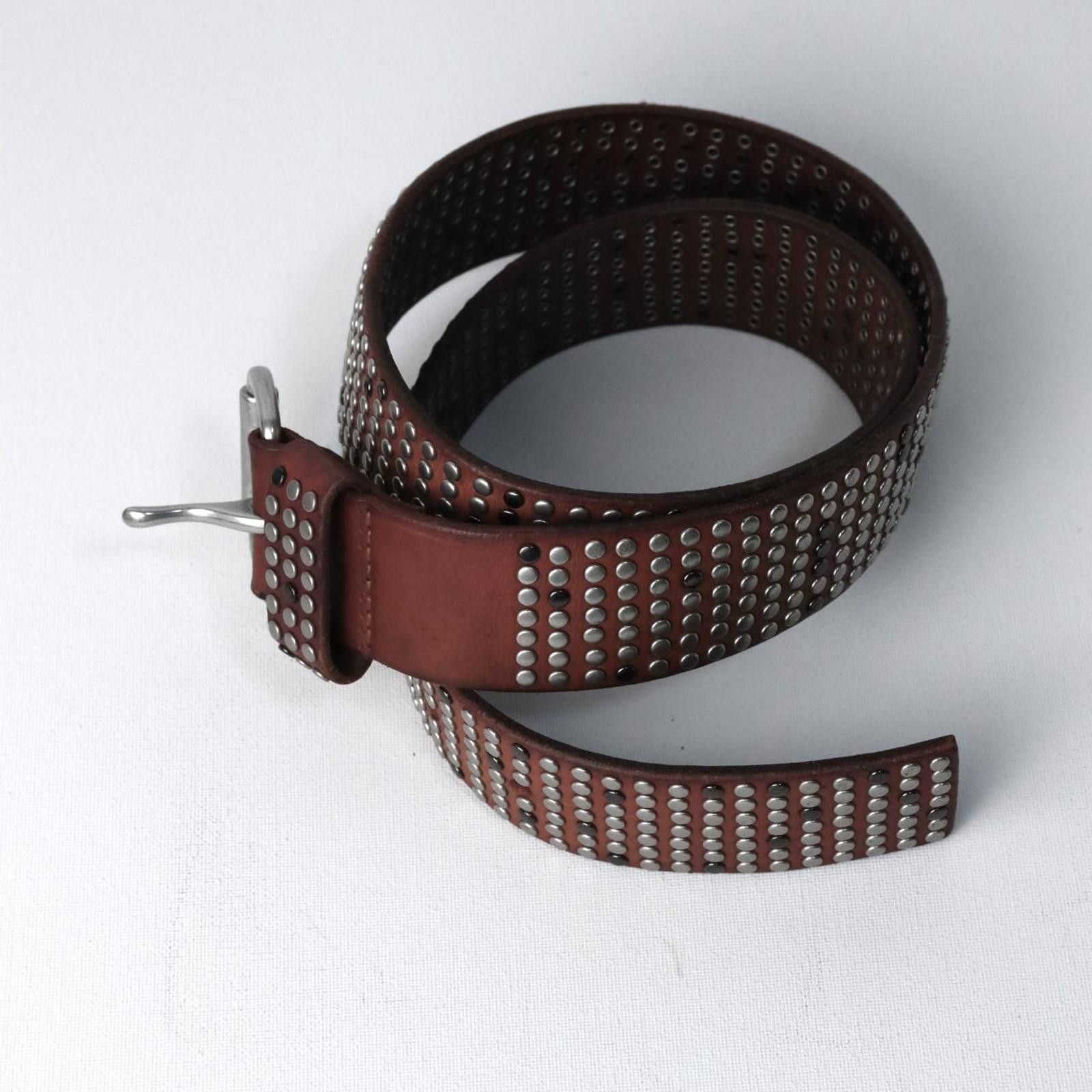 LIEBESKIND BERLIN Liebeskind Deadstock Hand Made Studded Pin Buckle Belt Size ONE SIZE - 1 Thumbnail