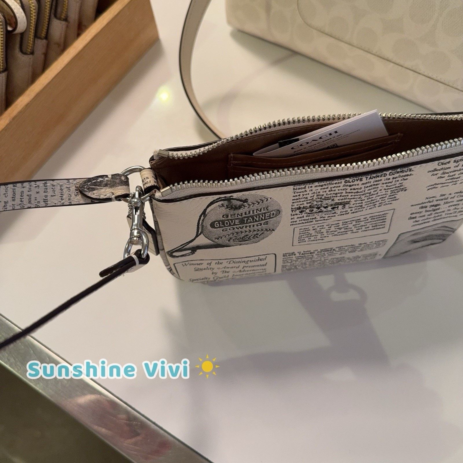 Coach NWT Coach Nolita 19 With Newspaper CDC27 leather Chalk Size ONE SIZE - 6 Thumbnail