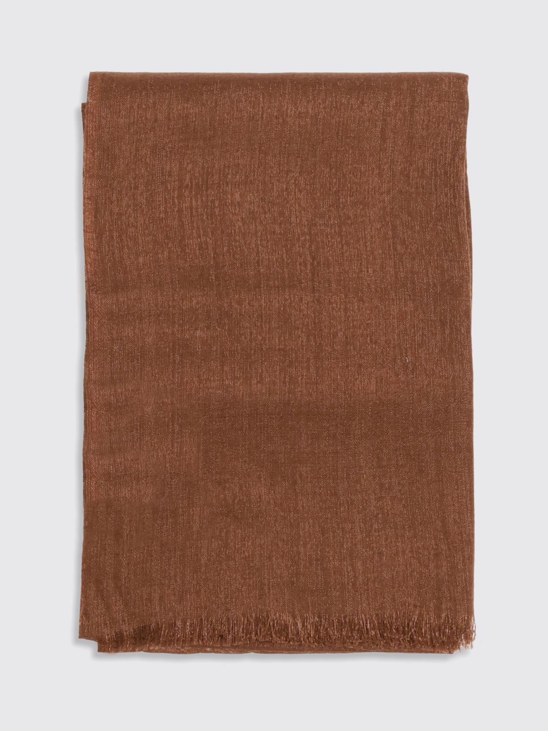 Brunello Cucinelli Brunello Cucinelli Scarf Woman Brick Red Size ONE SIZE - 1 Thumbnail