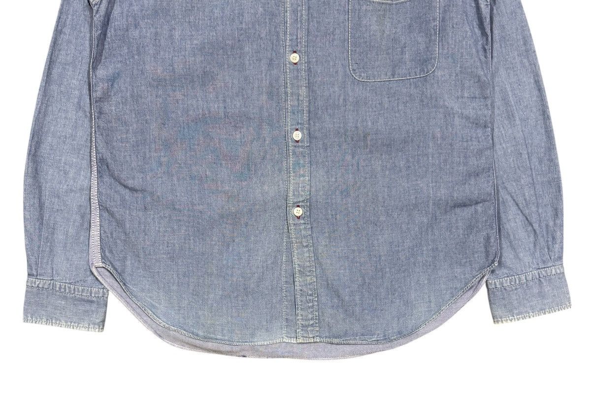 Comme des Garcons Homme Comme Des Garcons Homme Chambray 2 Tone Shirt Button Ups Size US S / EU 44-46 / 1 - 4 Thumbnail