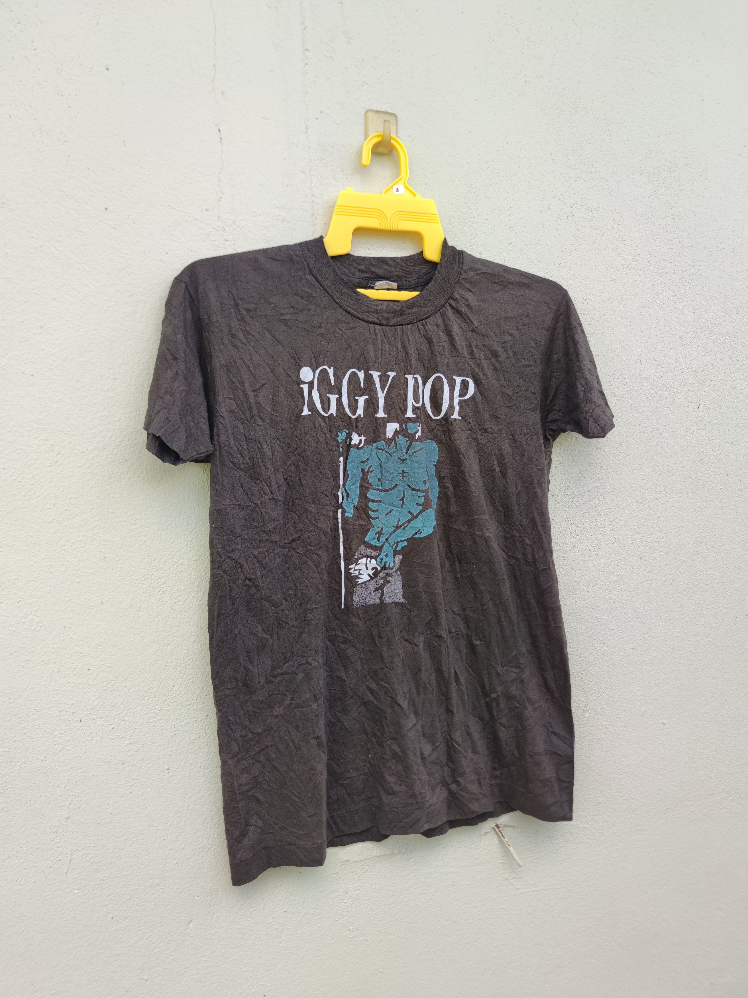 Band Tees Vintage 1981 IGGY POP U.S Tour T Shirt Size US M / EU 48-50 / 2 - 8 Thumbnail