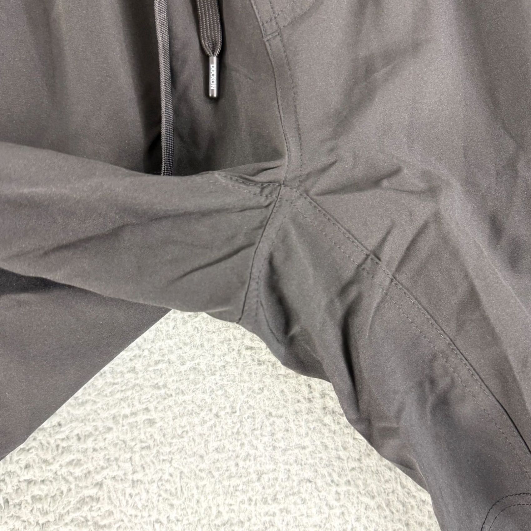 Vintage Dixxon Hybrid Shorts Mens Medium Black Pull On Drawstring Lightweight Lined Size US 31 - 4 Thumbnail
