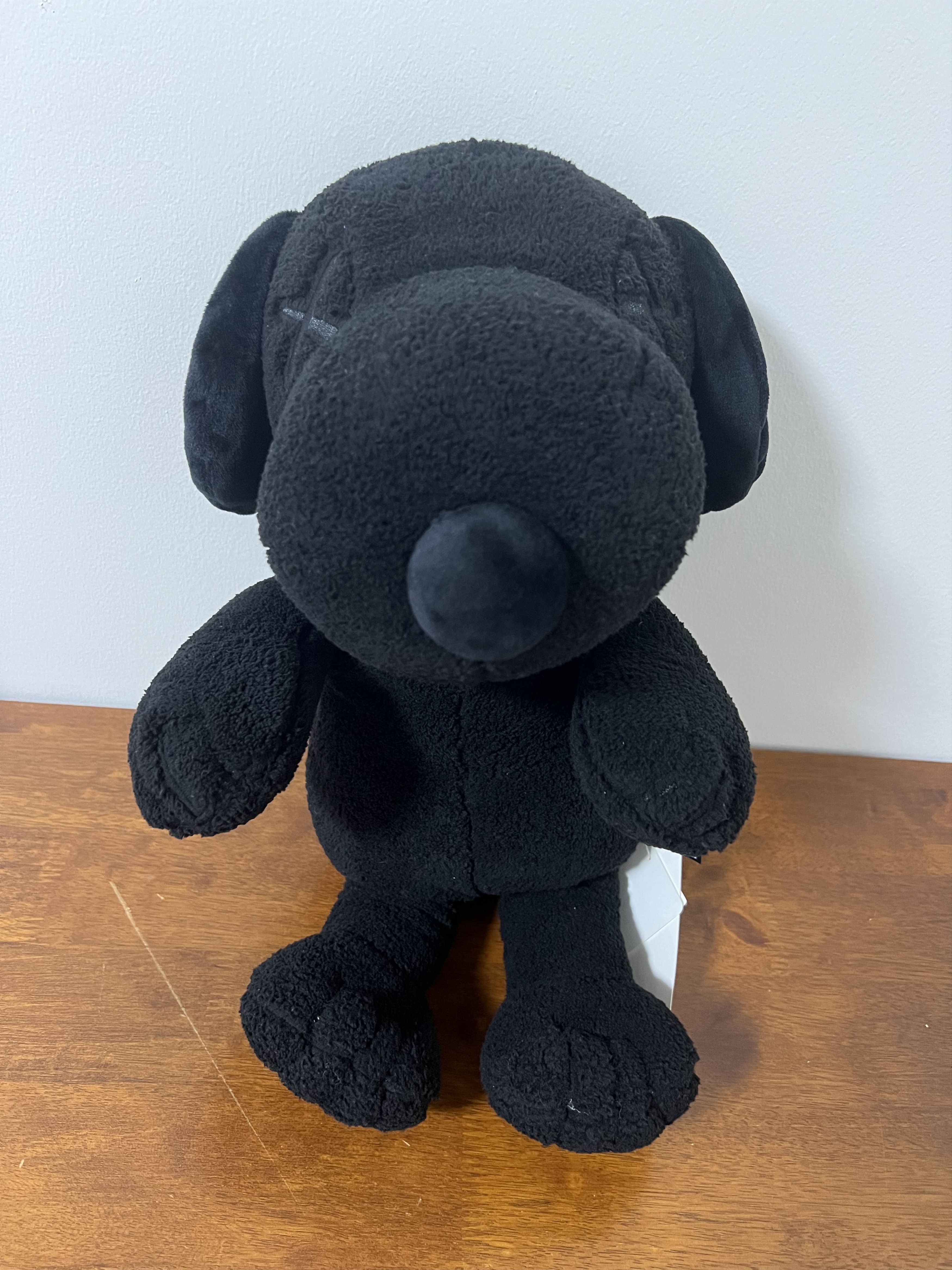 image of Kaws X Uniqlo X Peanuts Large Black Plushie New, Men's