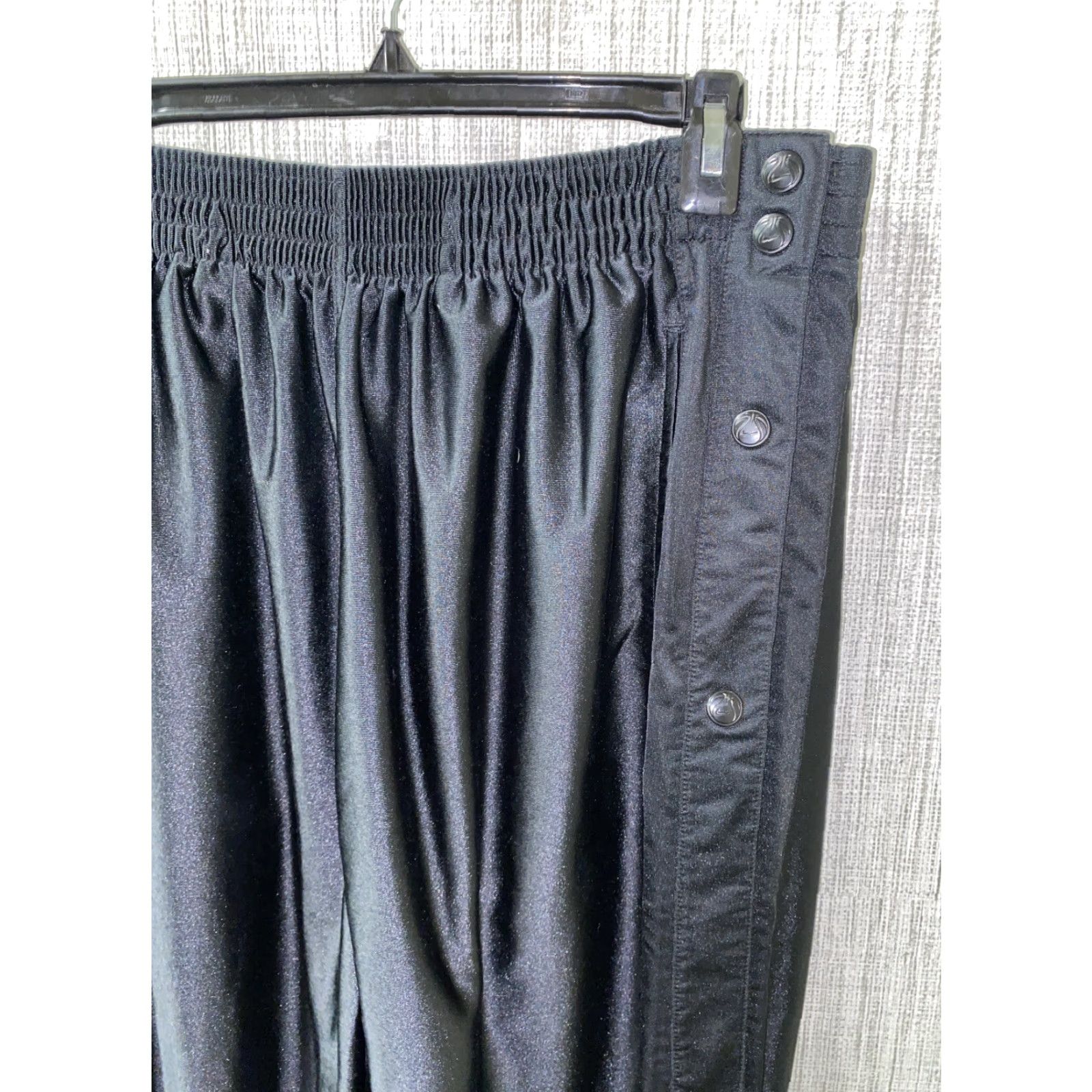 Nike Nike Mens Black Polyester Side Snap Workout Pants Size 2XL Size US 39 - 2 Thumbnail