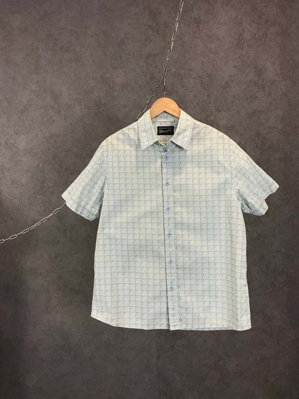 Wrangler Wrangler vintage designer monogram shirt Size US L / EU 52-54 / 3 - 1 Thumbnail