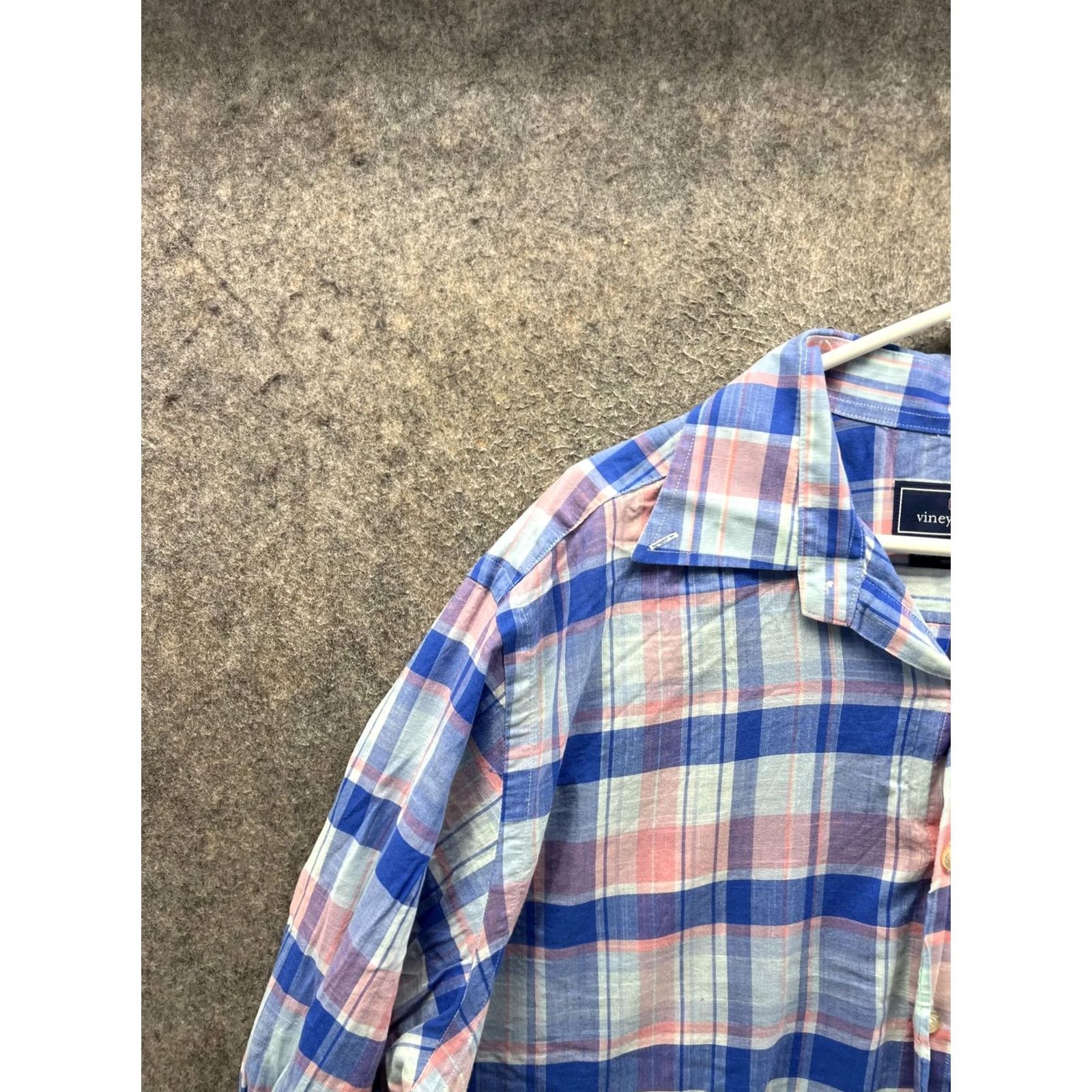 Vineyard Vines Vineyard Vines Shirt Mens XL Multicolor Plaid Long Sleeve Button Front Slim Fit Size US XL / EU 56 / 4 - 7 Thumbnail