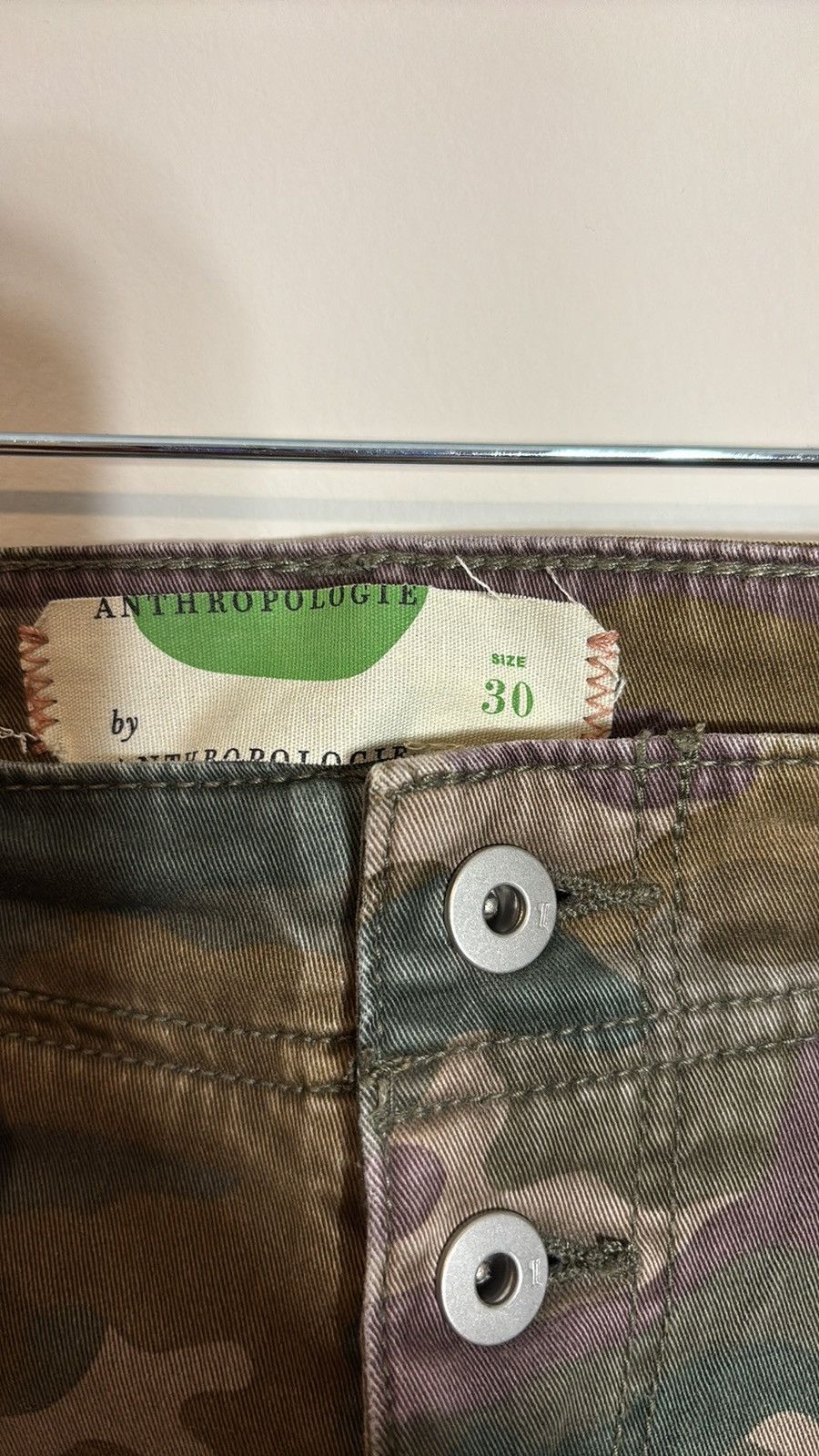Anthropologie Anthropologie Camo Pants Size 32" / US 10 / IT 46 - 3 Thumbnail