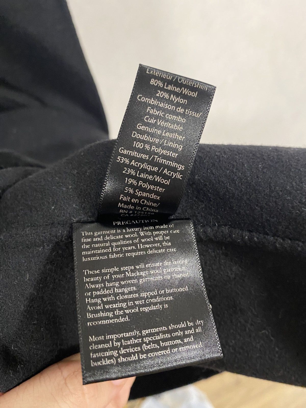 Mackage Mackage Leather Sleeve Asymetrical Long Coat Rick Owens Type Size S / US 4 / IT 40 - 13 Thumbnail