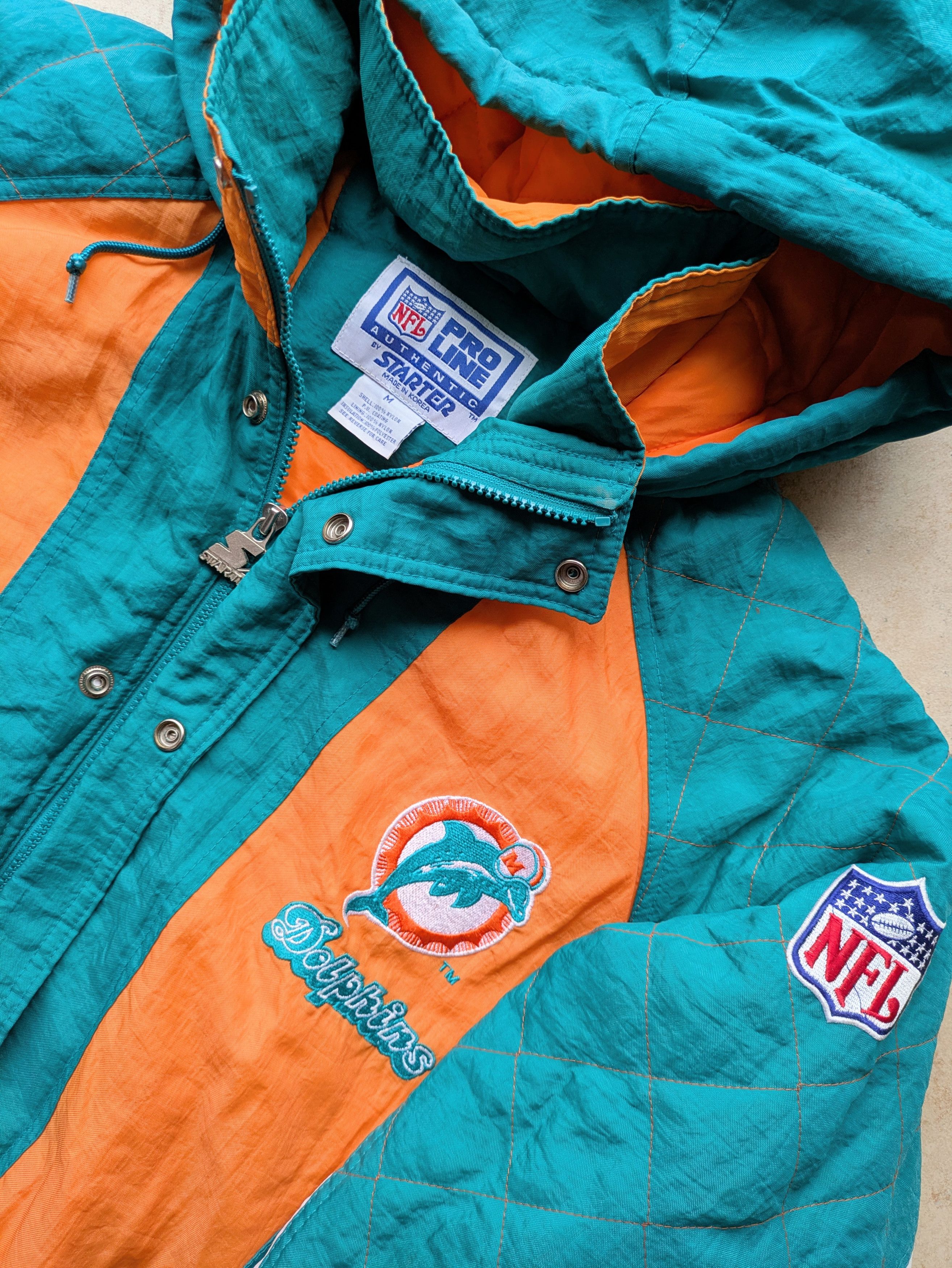 NFL Miami Dolphins 90s STARTER puffer M coat MARINO NFL vintage Size US M / EU 48-50 / 2 - 3 Thumbnail