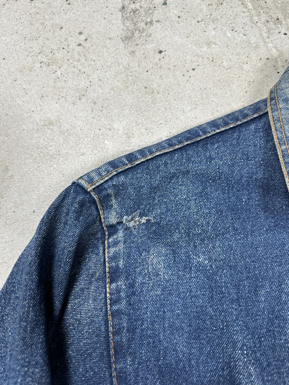 Vintage × Wrangler Vintage 70/80s Wrangler Denim Trucker Jacket Size US M / EU 48-50 / 2 - 10 Thumbnail
