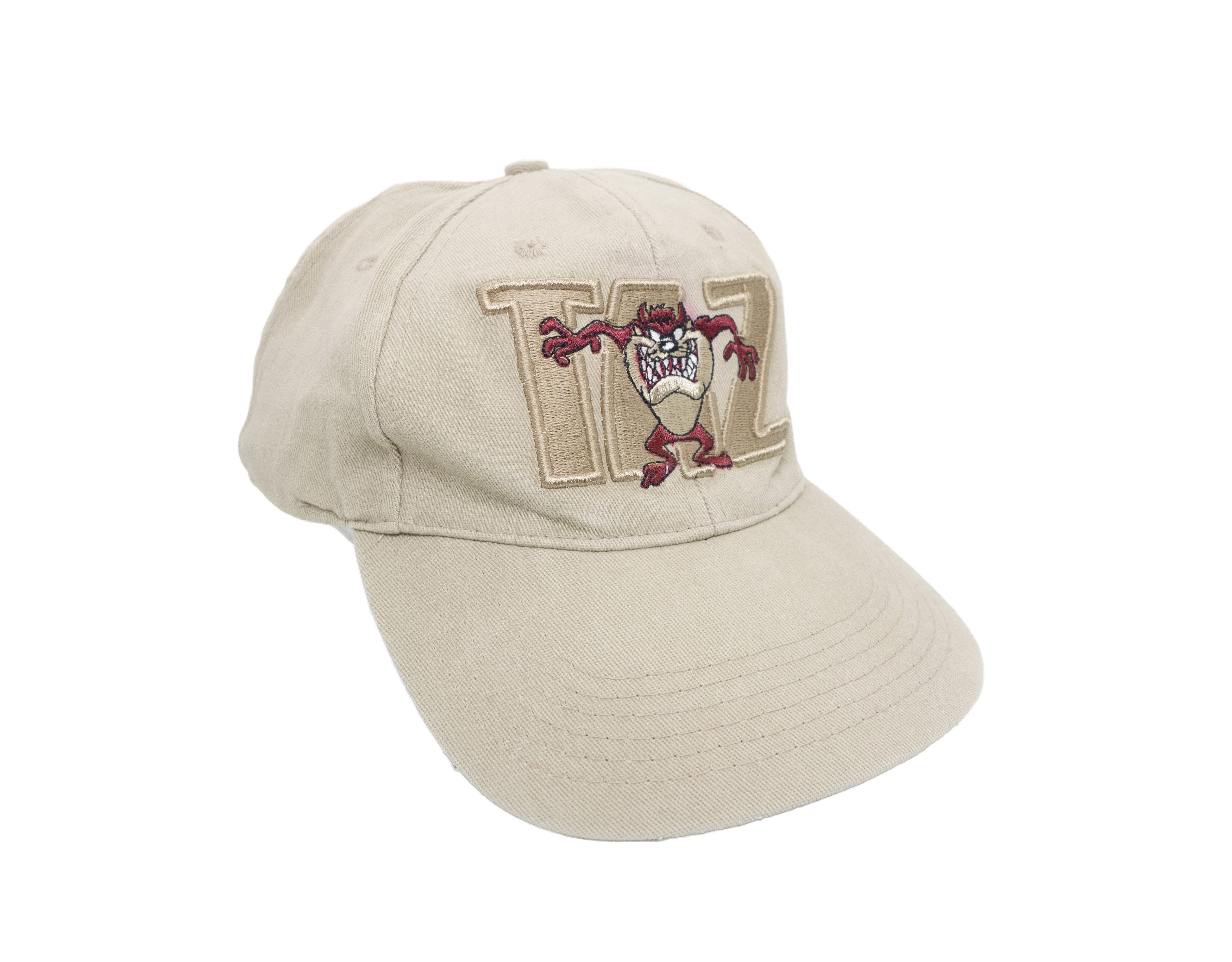 Warner Bros 90s Taz Looney Tunes Logo Cap 1998 Vintage Size ONE SIZE - 1 Thumbnail