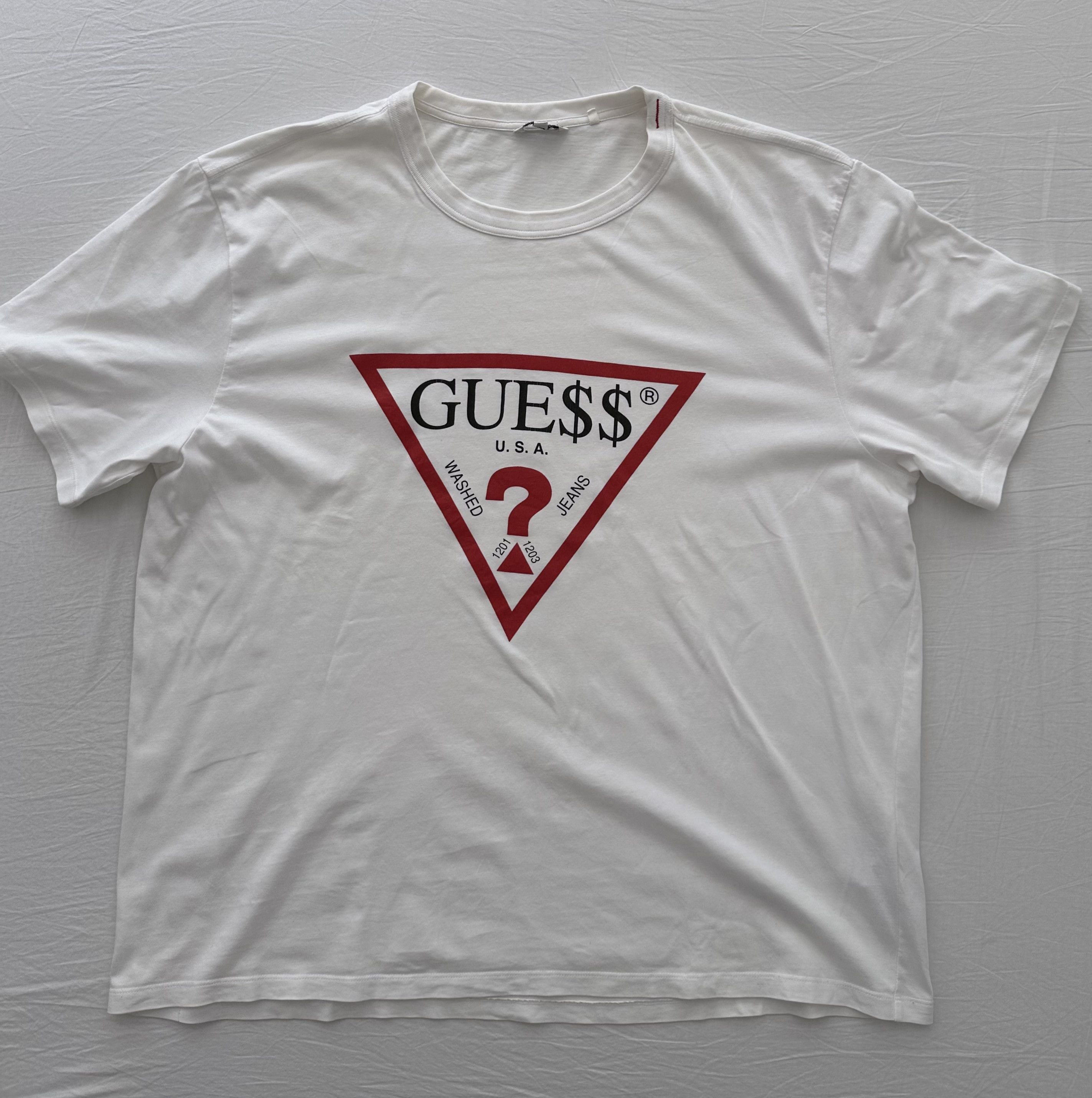 A$AP Rocky × Guess Guess x A$AP Rocky Logo T-Shirt Size US XXL / EU 58 / 5 - 1 Thumbnail