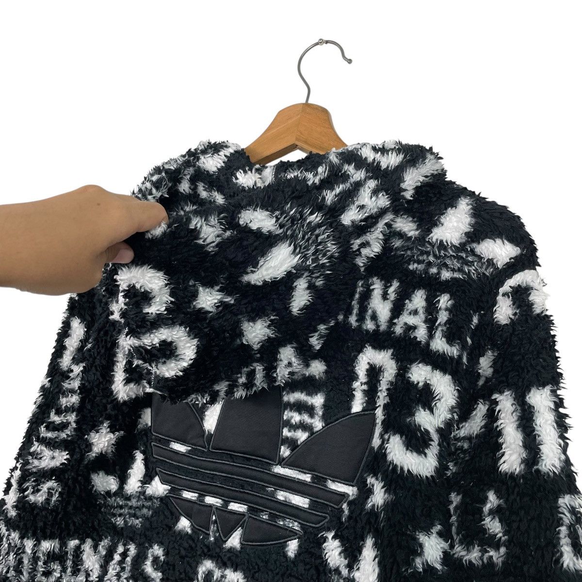 Adidas Adidas Fullprint Fleece Zipper Hoodie Size US M / EU 48-50 / 2 - 9 Thumbnail
