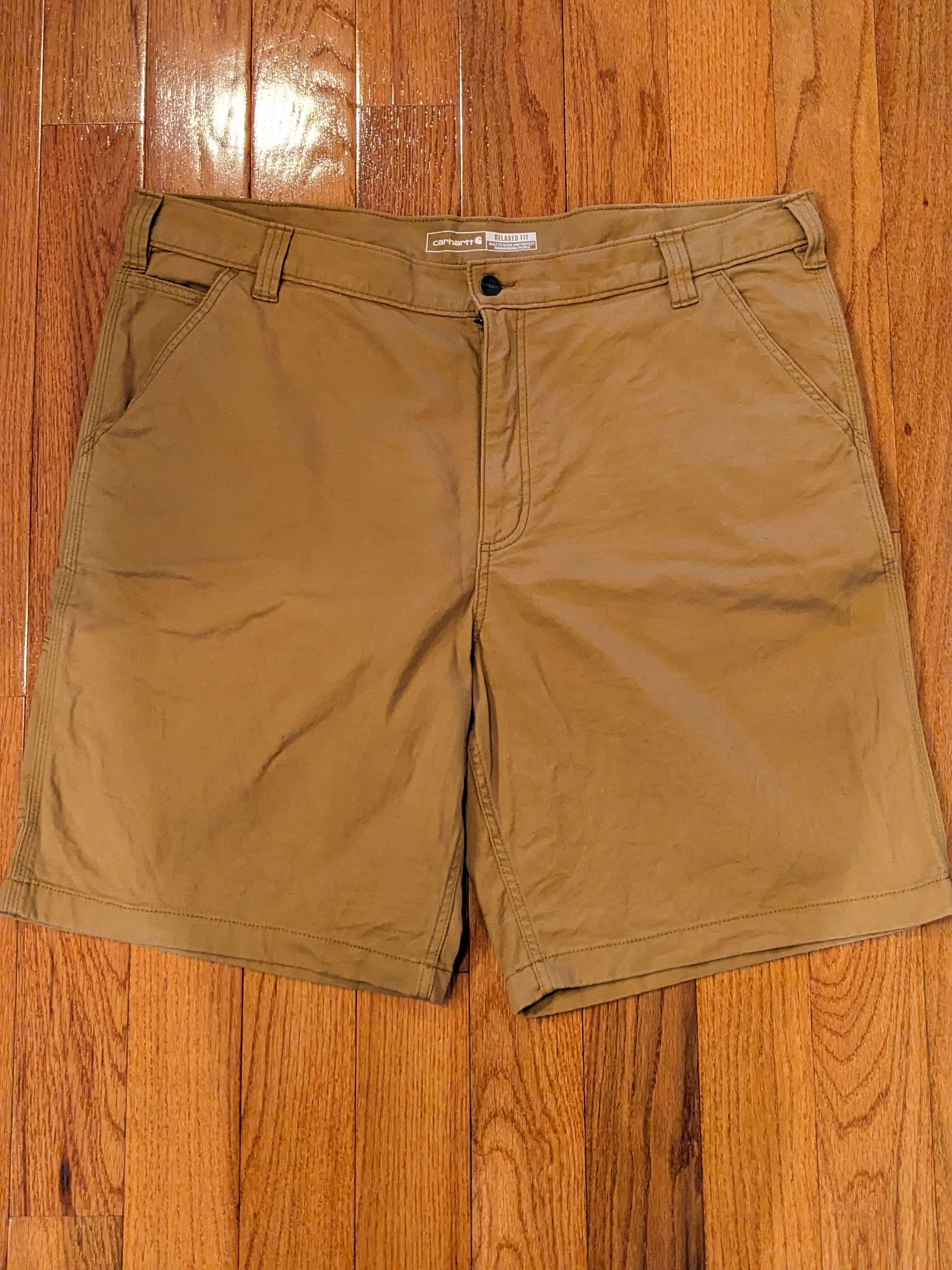 Carhartt × Vintage Carhartt Relaxed Fit Brown Size 42 Shorts Size US 42 / EU 58 - 3 Thumbnail