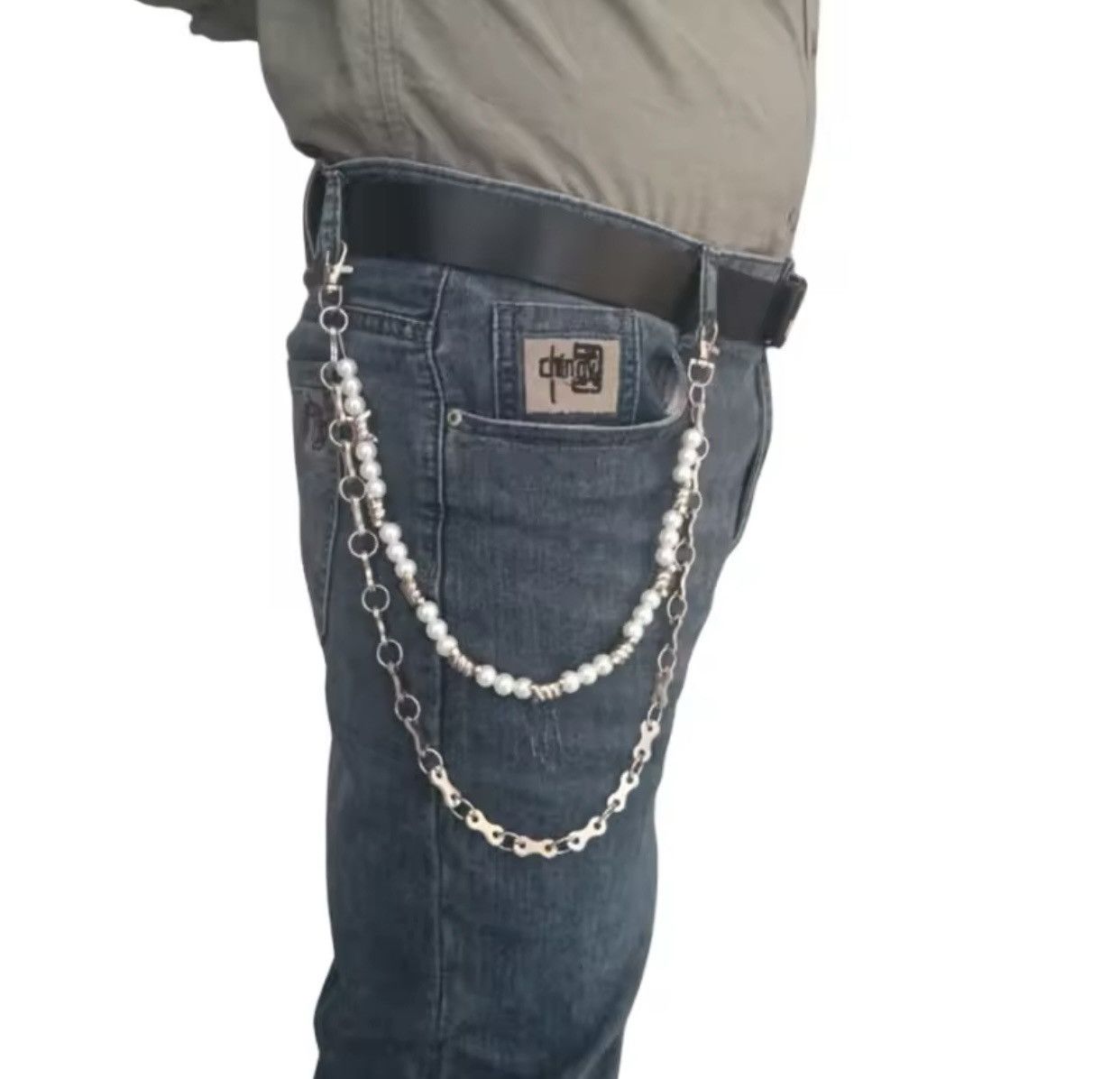 Other Metal Punk Rock Layered Chain Keychains Size ONE SIZE - 6 Thumbnail