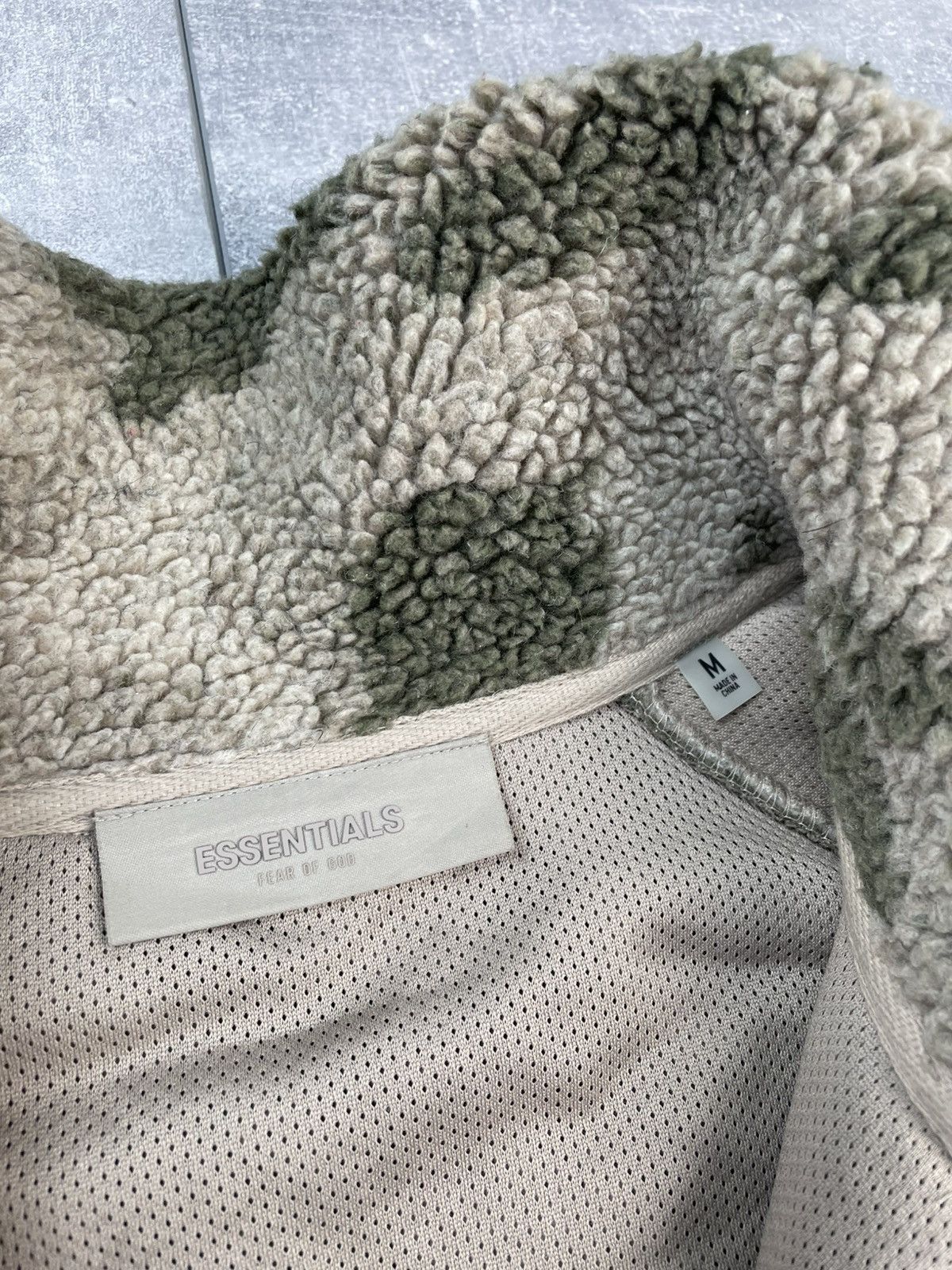 Essentials × Fear of God Fear of God Essentials Sherpa Fleece Jacket Size US M / EU 48-50 / 2 - 8 Thumbnail