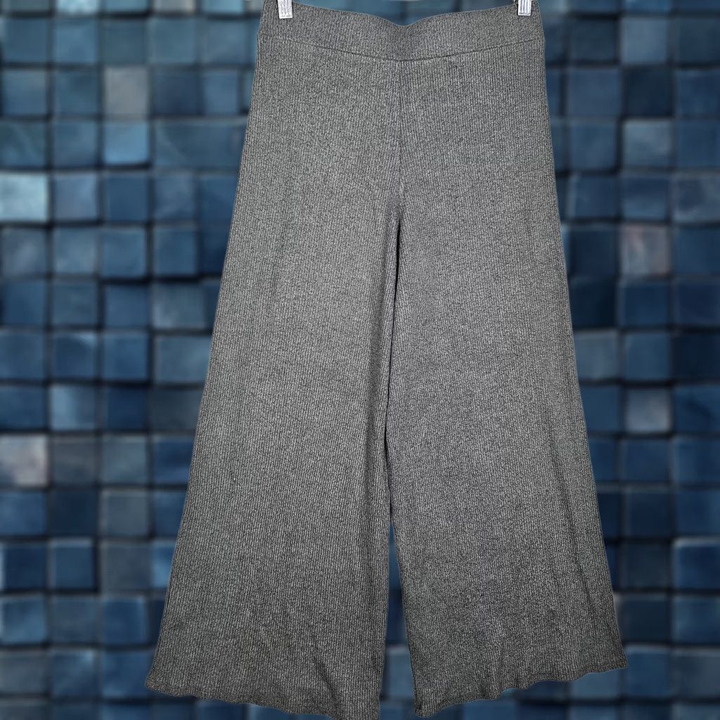 Anthropologie Anthropologie Saturday Sunday Women's Wide Leg Pant Sz S Green Polyester Rayon Spandex Regular Slim Fit Casual Size 28" / US 6 / IT 42 - 1 Thumbnail