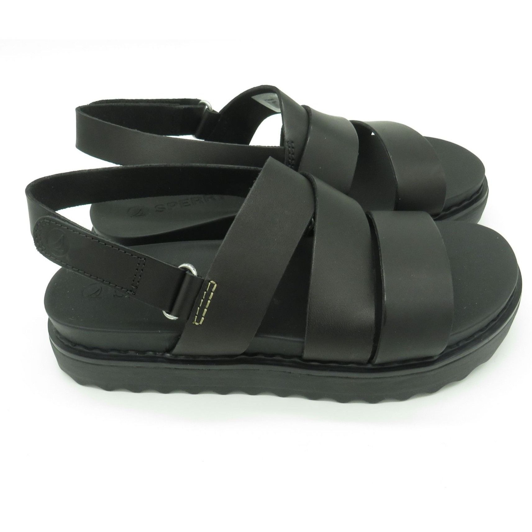 Sperry Sperry Womens Black Strappy Platform Sandals Adjustable Ankl Size US 8 / IT 38 - 8 Thumbnail