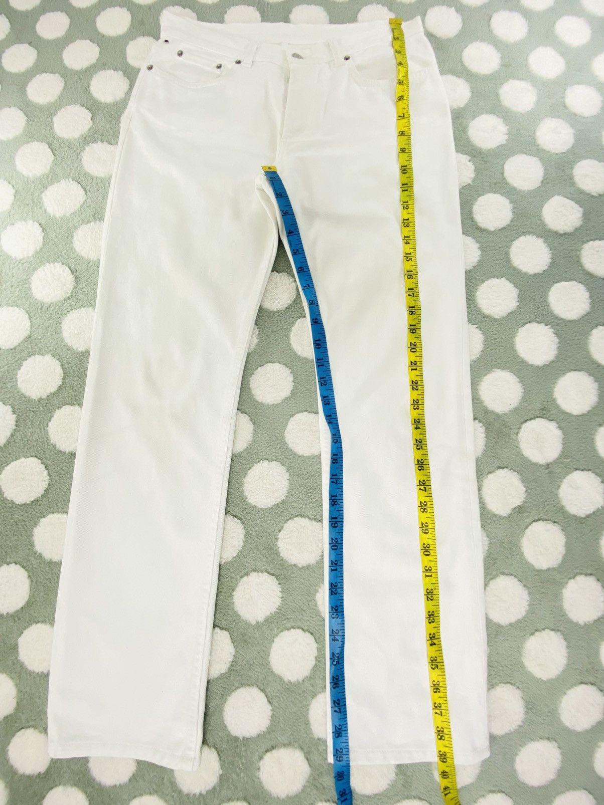 Helmut Lang Helmut Lang White Jeans Size US 30 / EU 46 - 6 Thumbnail