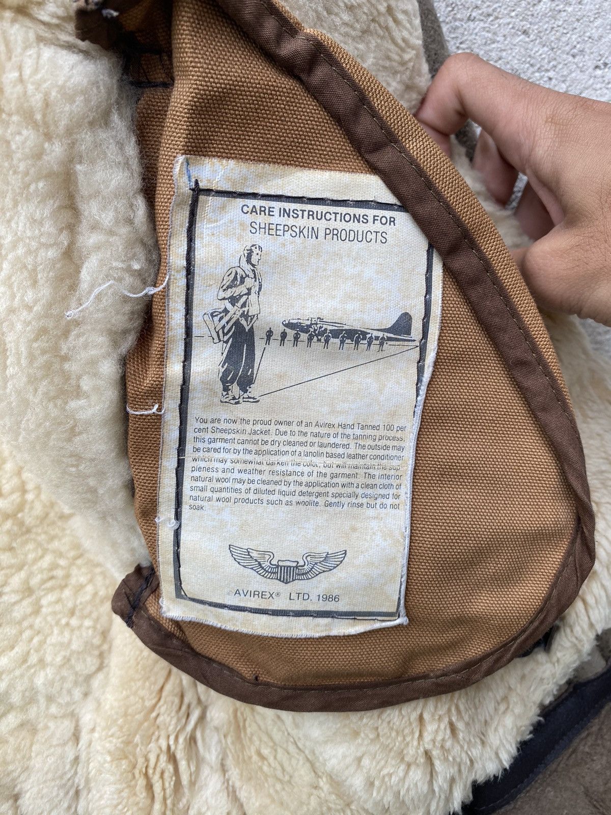 Avirex Avirex Limited B-3 80s OG 1986 Shearling Sheepskin Jacket Size US L / EU 52-54 / 3 - 8 Thumbnail