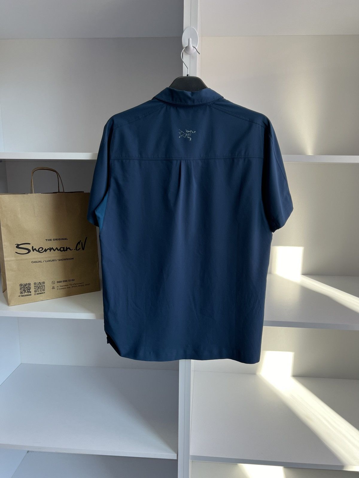 Arc'teryx × Vintage Vintage Arc'teryx Blue tee Size US S / EU 44-46 / 1 - 12 Thumbnail