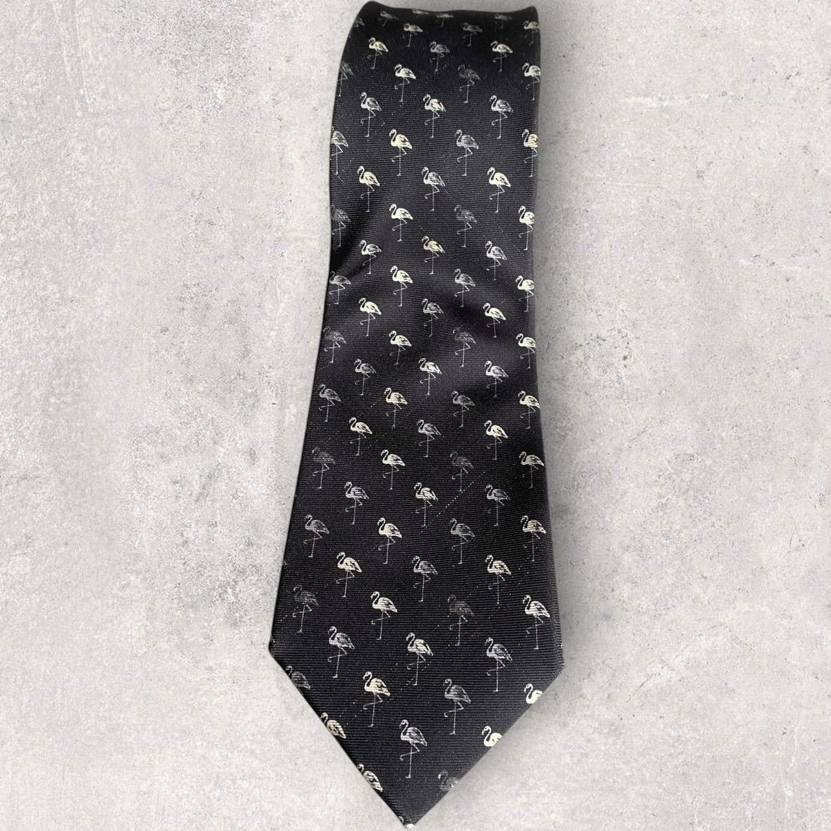Dior Dior Homme Flamingo Silk Necktie Size ONE SIZE - 1 Thumbnail