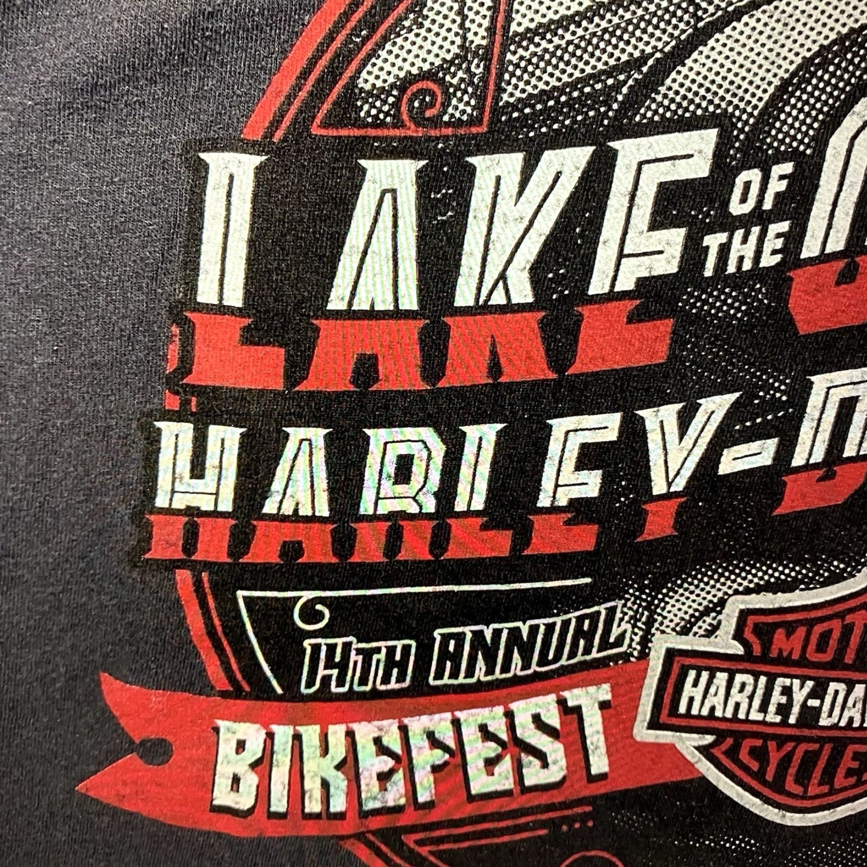 Harley Davidson Harley-Davidson Men’s XL T-Shirt Gray Biker Beach USA 2020 Bikefest Size US XL / EU 56 / 4 - 6 Thumbnail