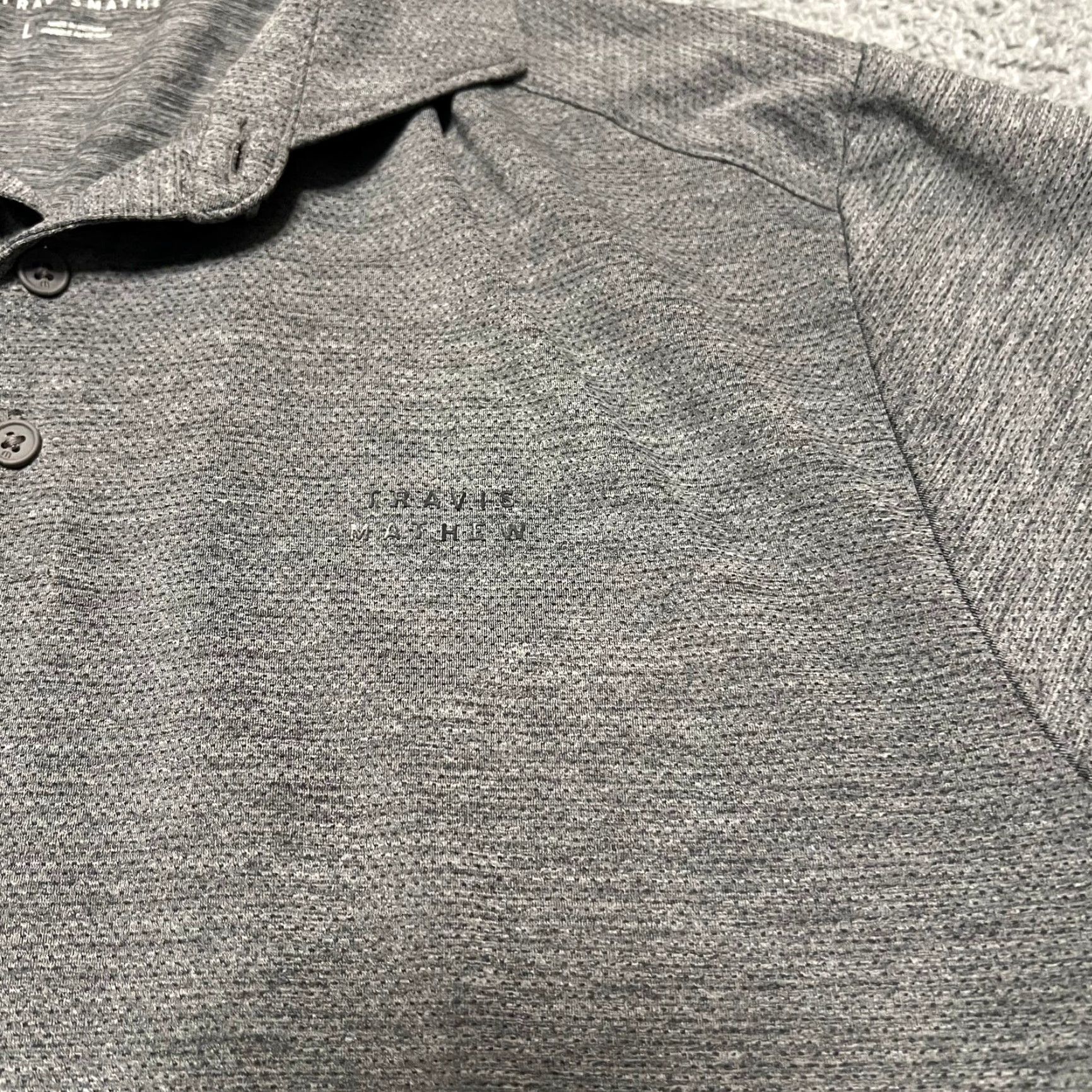 TravisMathew Travis Mathew Golf Polo Shirt Mens Large Gray Performance Mens L Size US L / EU 52-54 / 3 - 2 Thumbnail