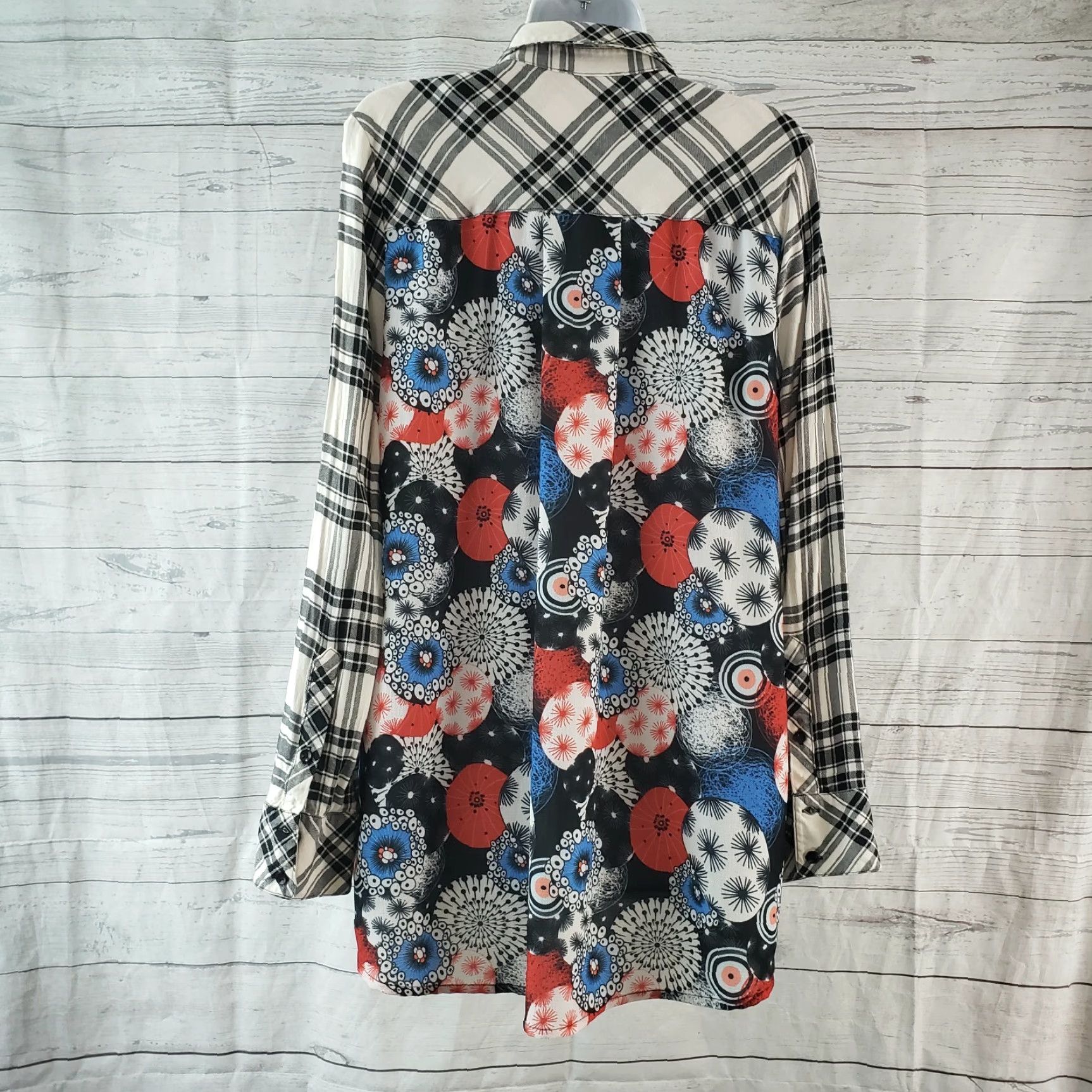 Vintage Isle by Melis Kozen Shirt Womens Button Front Regular XS? Size M / US 6-8 / IT 42-44 - 4 Thumbnail