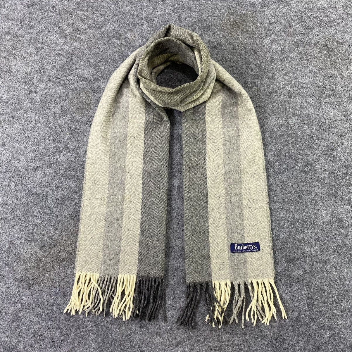 Burberry × Vintage Burberry Scarf / Muffler / Neckwear - T1157 Size ONE SIZE - 1 Thumbnail